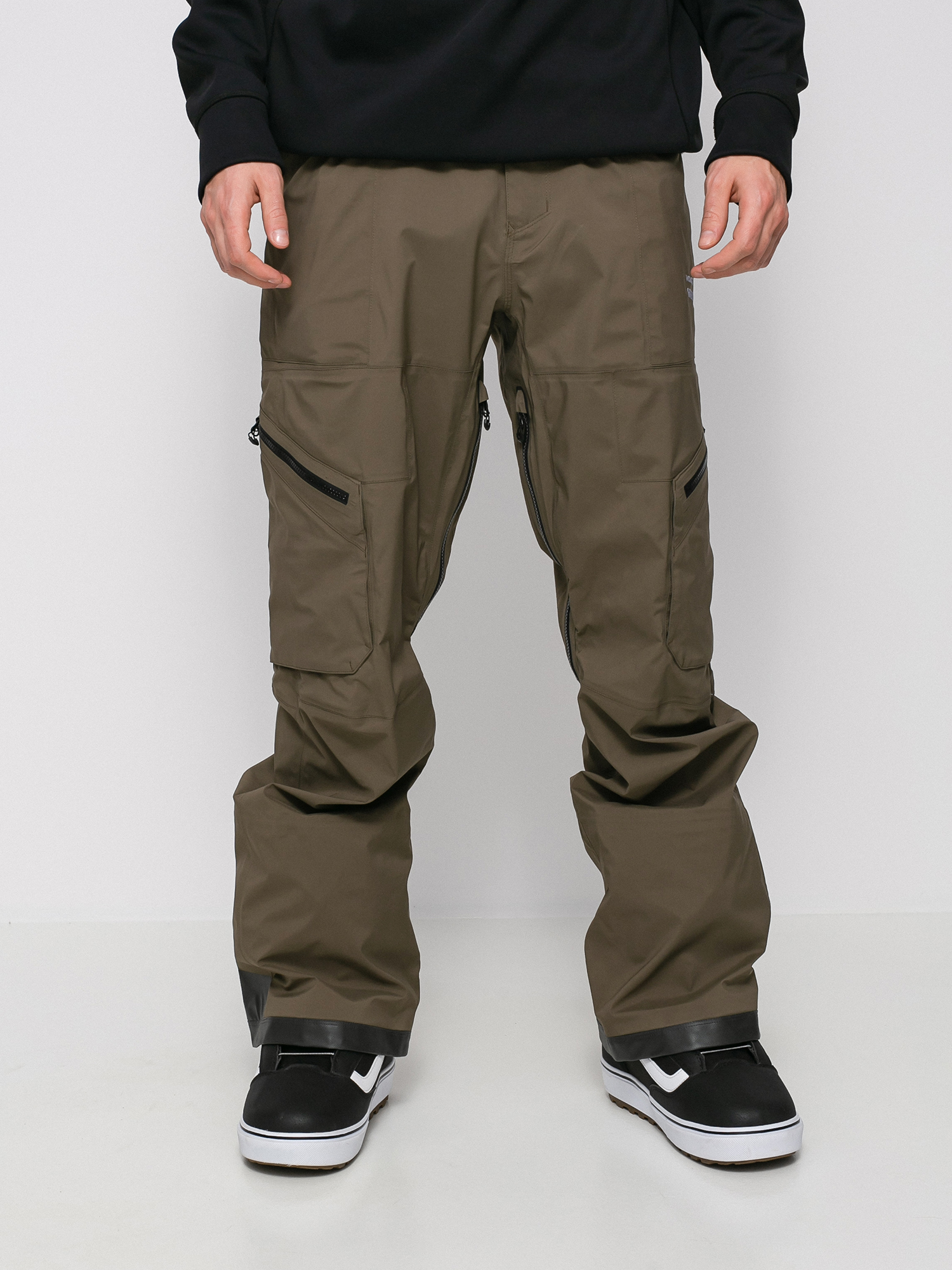Męskie Spodnie snowboardowe Volcom Guch Stretch Gore (dark teak)