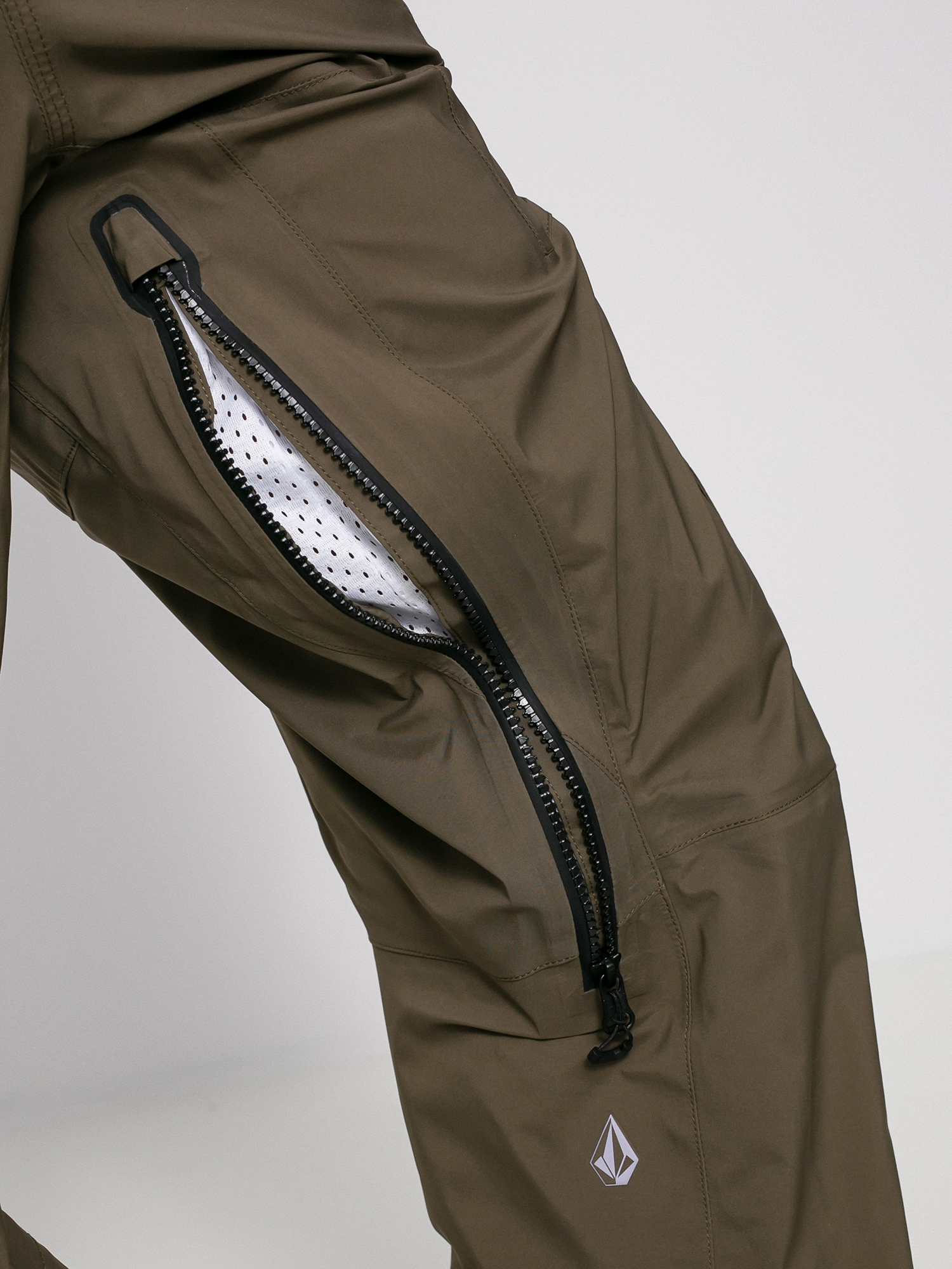 Męskie Spodnie snowboardowe Volcom Guch Stretch Gore (dark teak)