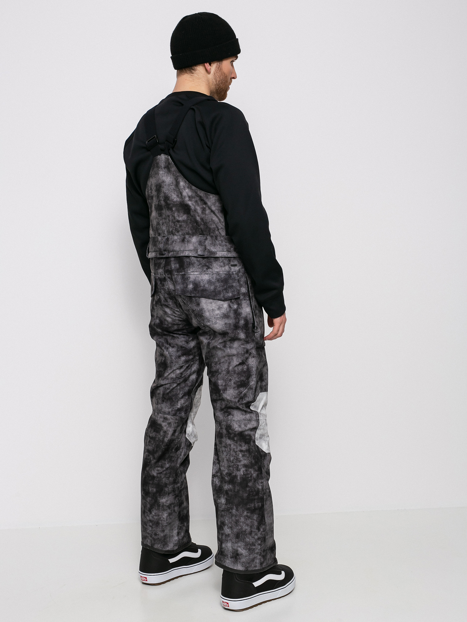 Męskie Spodnie snowboardowe Volcom Roan Bib Overall (acid black)