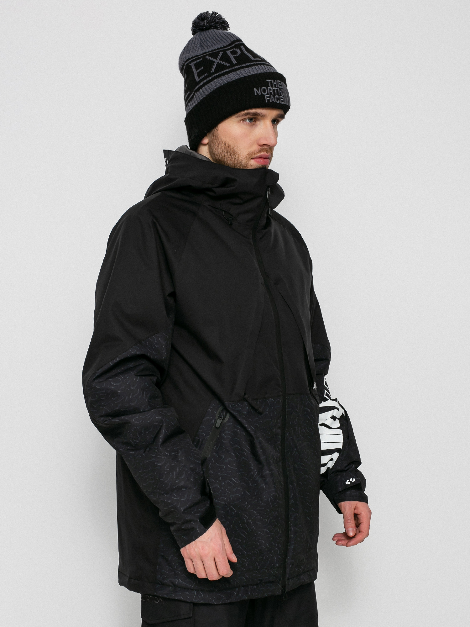 Męska Kurtka snowboardowa ThirtyTwo Lashed Insulated (black/print)