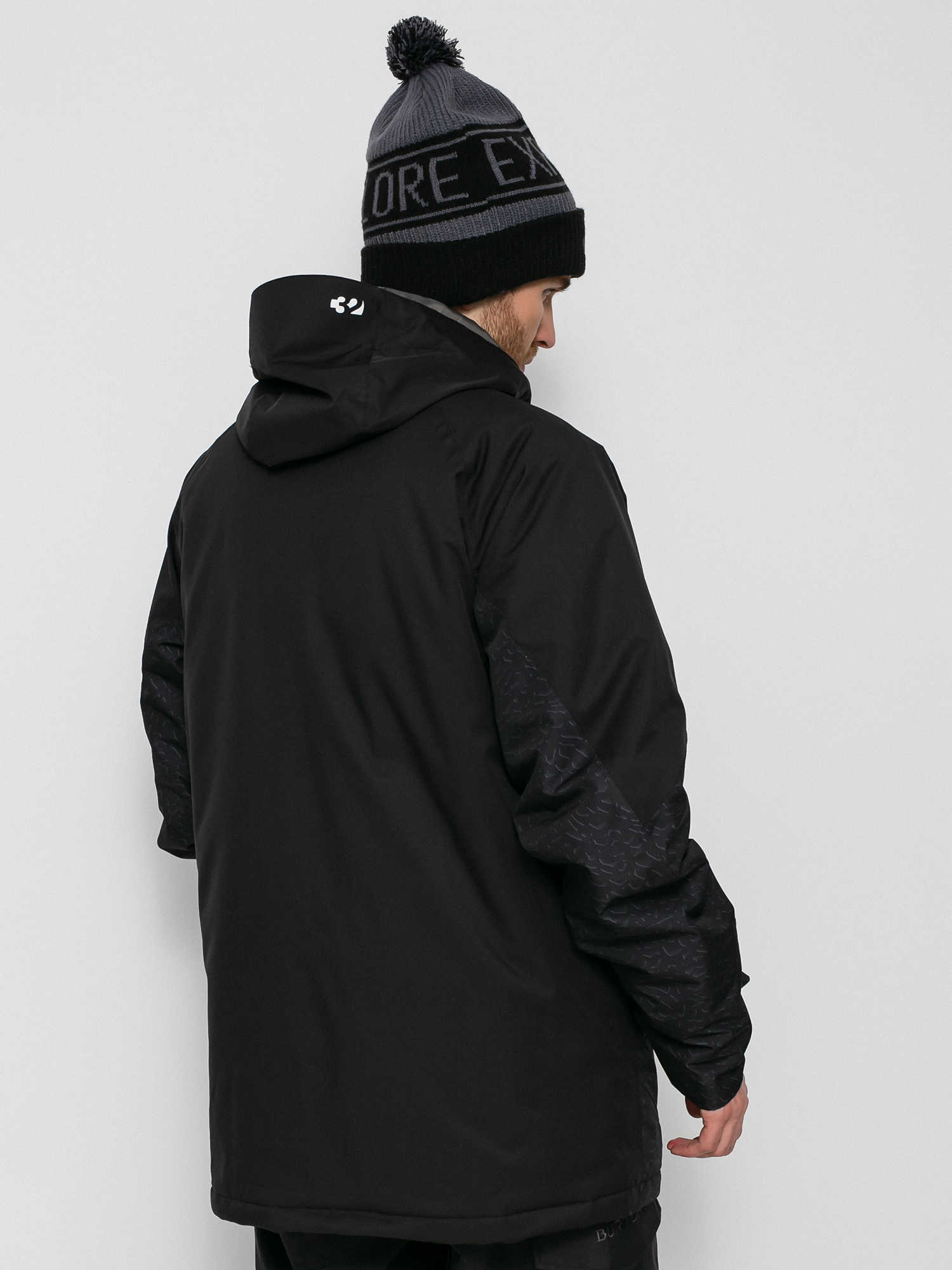 Męska Kurtka snowboardowa ThirtyTwo Lashed Insulated (black/print)