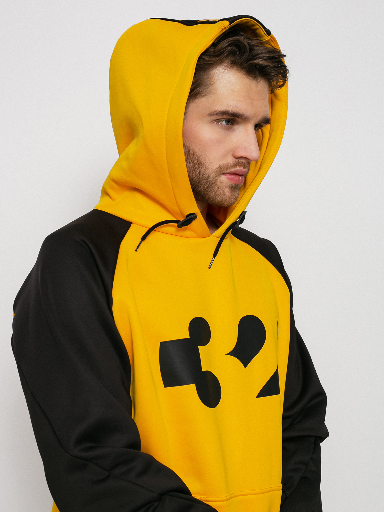Bluza z kapturem ThirtyTwo Franchise Tech HD (mustard)
