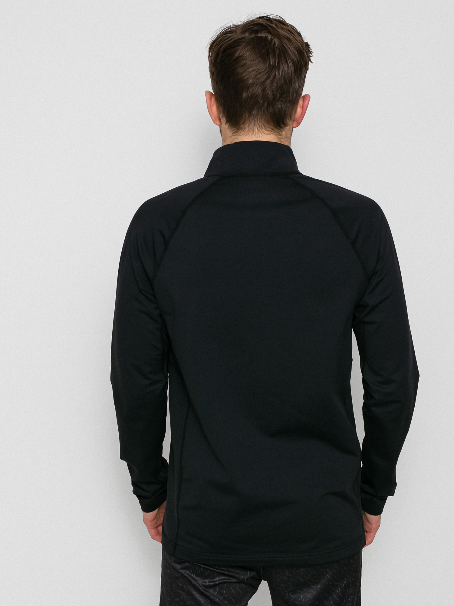 Męski Longsleeve aktywny Burton Heavyweight X Base Layer Quarter Zip (true black)