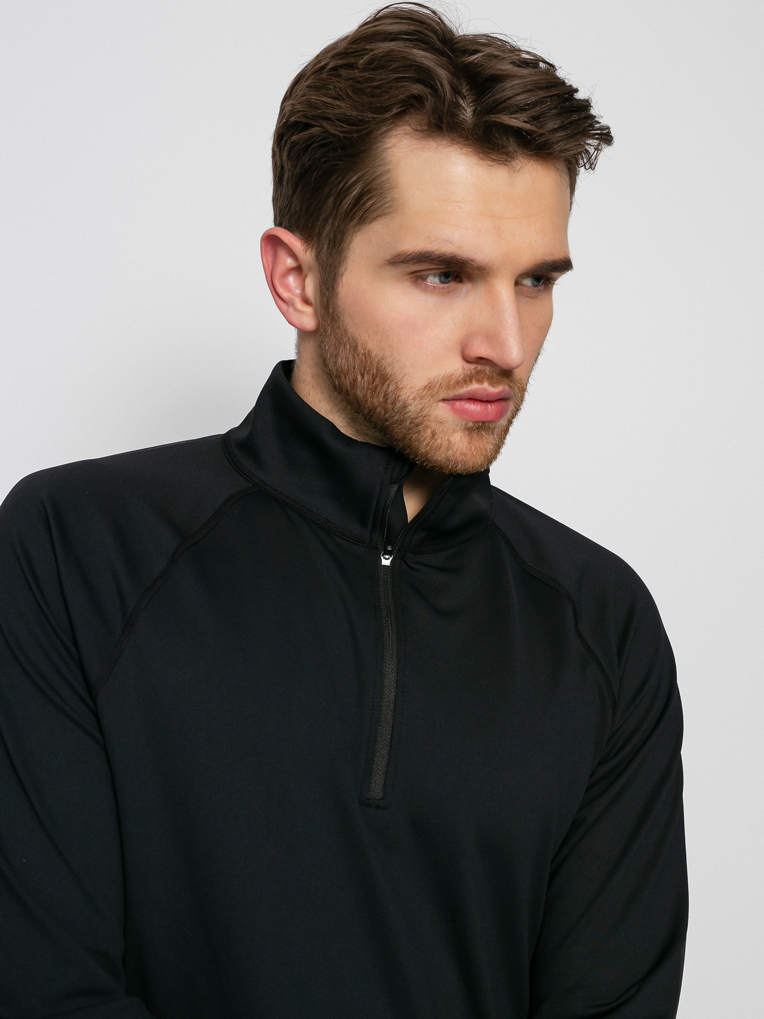 Męski Longsleeve aktywny Burton Heavyweight X Base Layer Quarter Zip (true black)