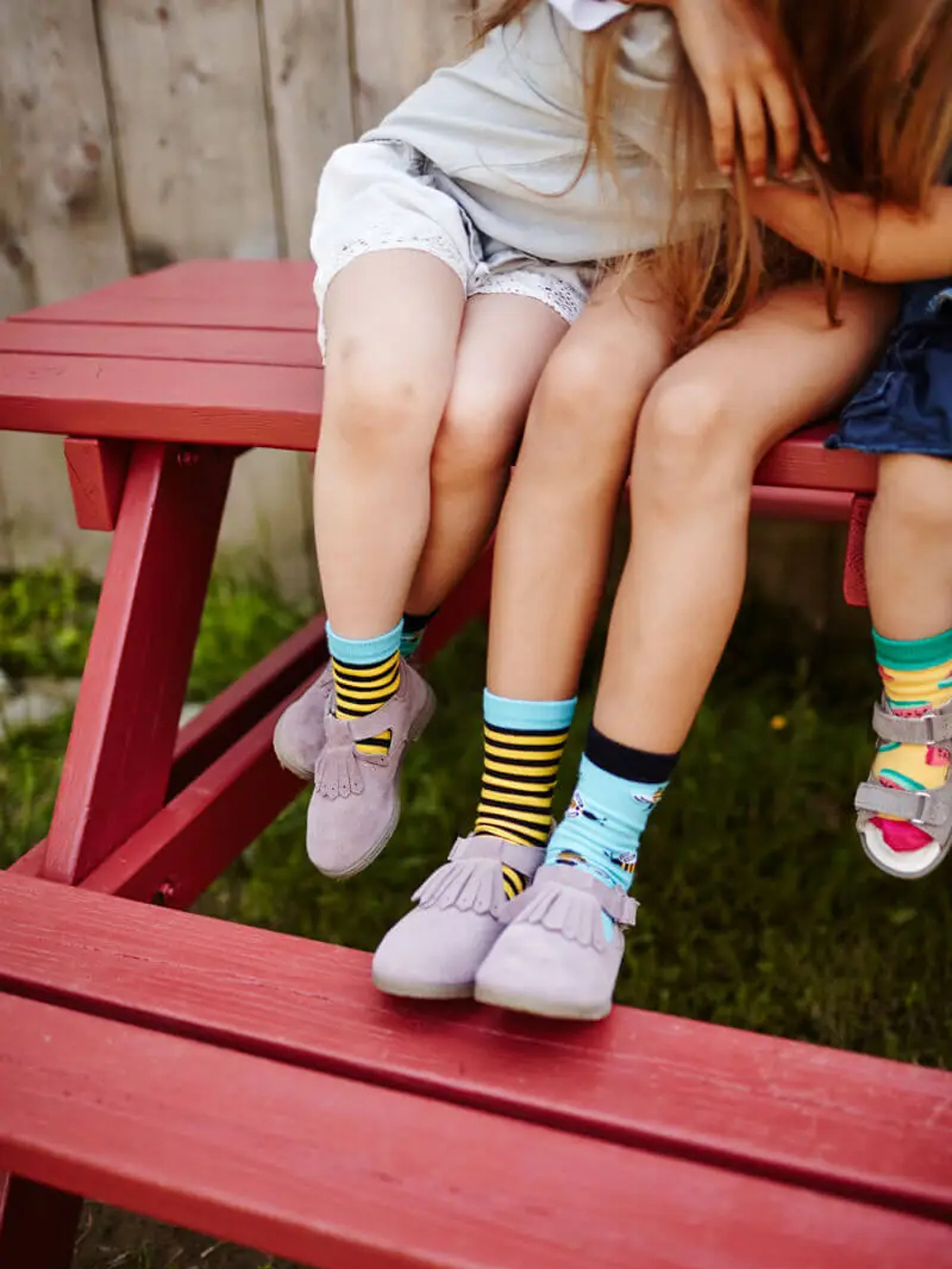 Skarpetki Many Mornings Bee Bee Kids JR (blue/yellow)
