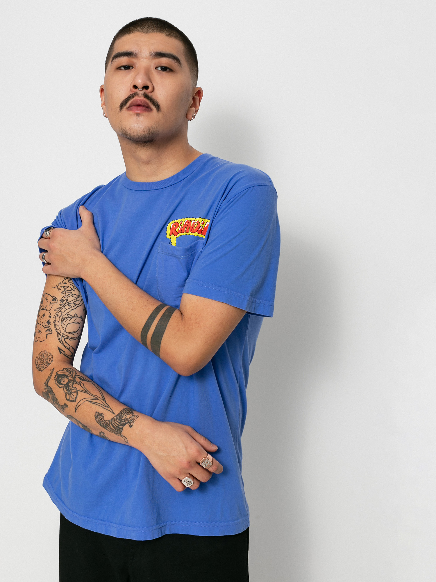 T-shirt RipNDip Heavens Waiting Room Pocket (lilac)