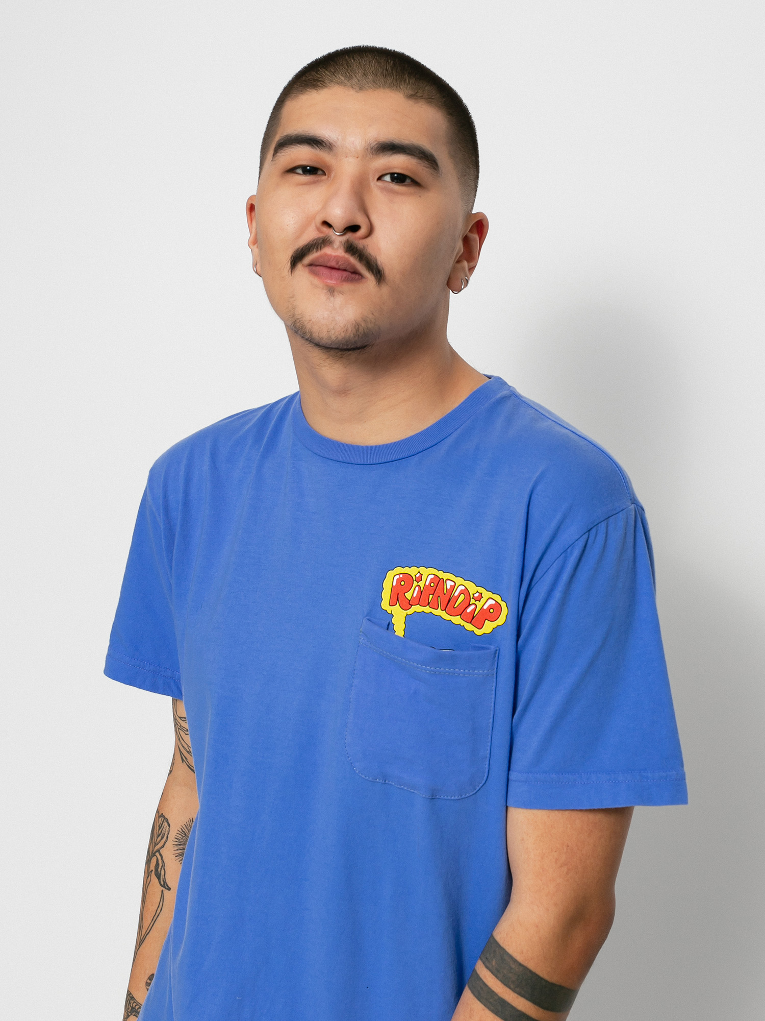 T-shirt RipNDip Heavens Waiting Room Pocket (lilac)
