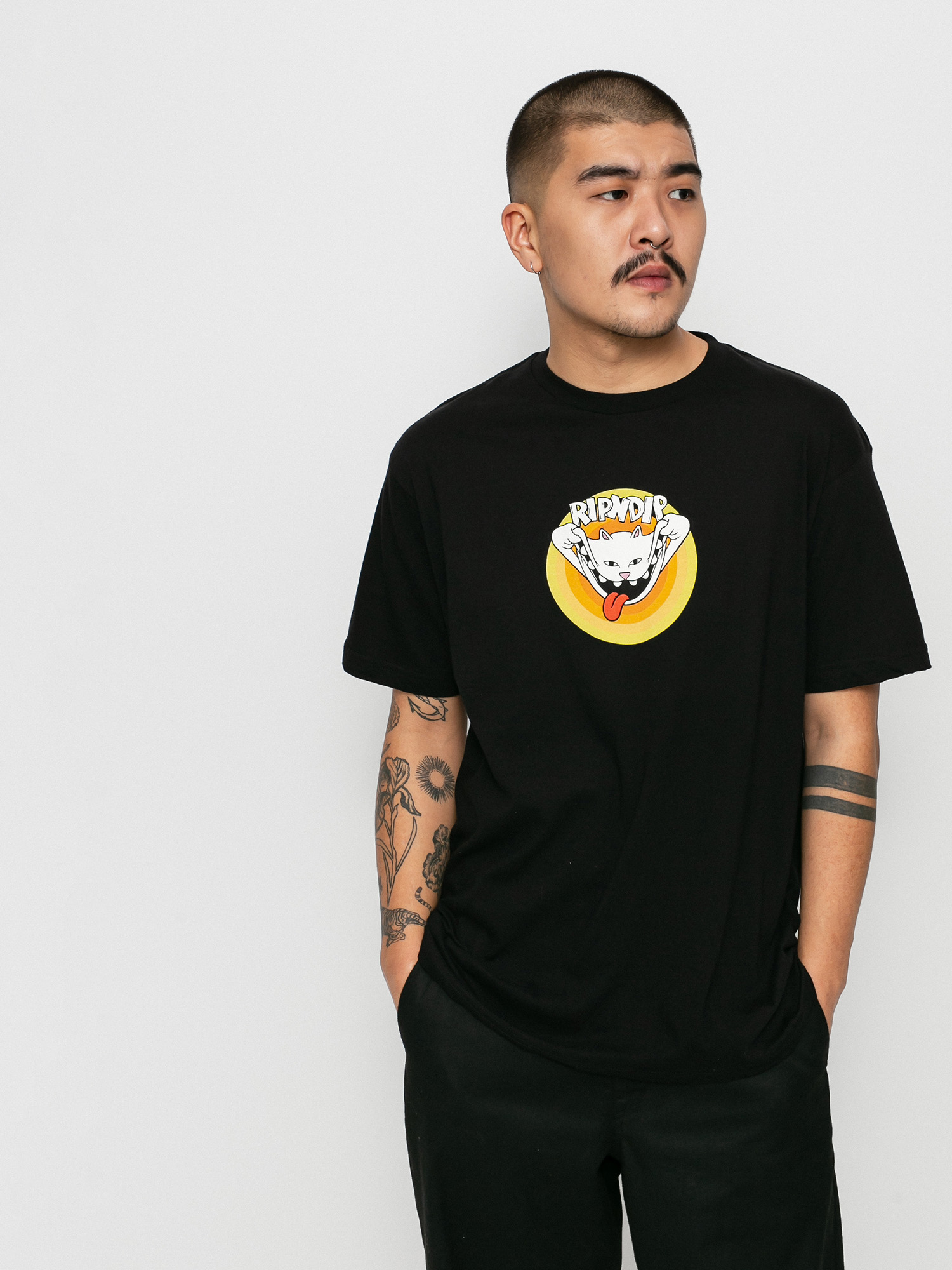 T-shirt RipNDip Big Smile (black)