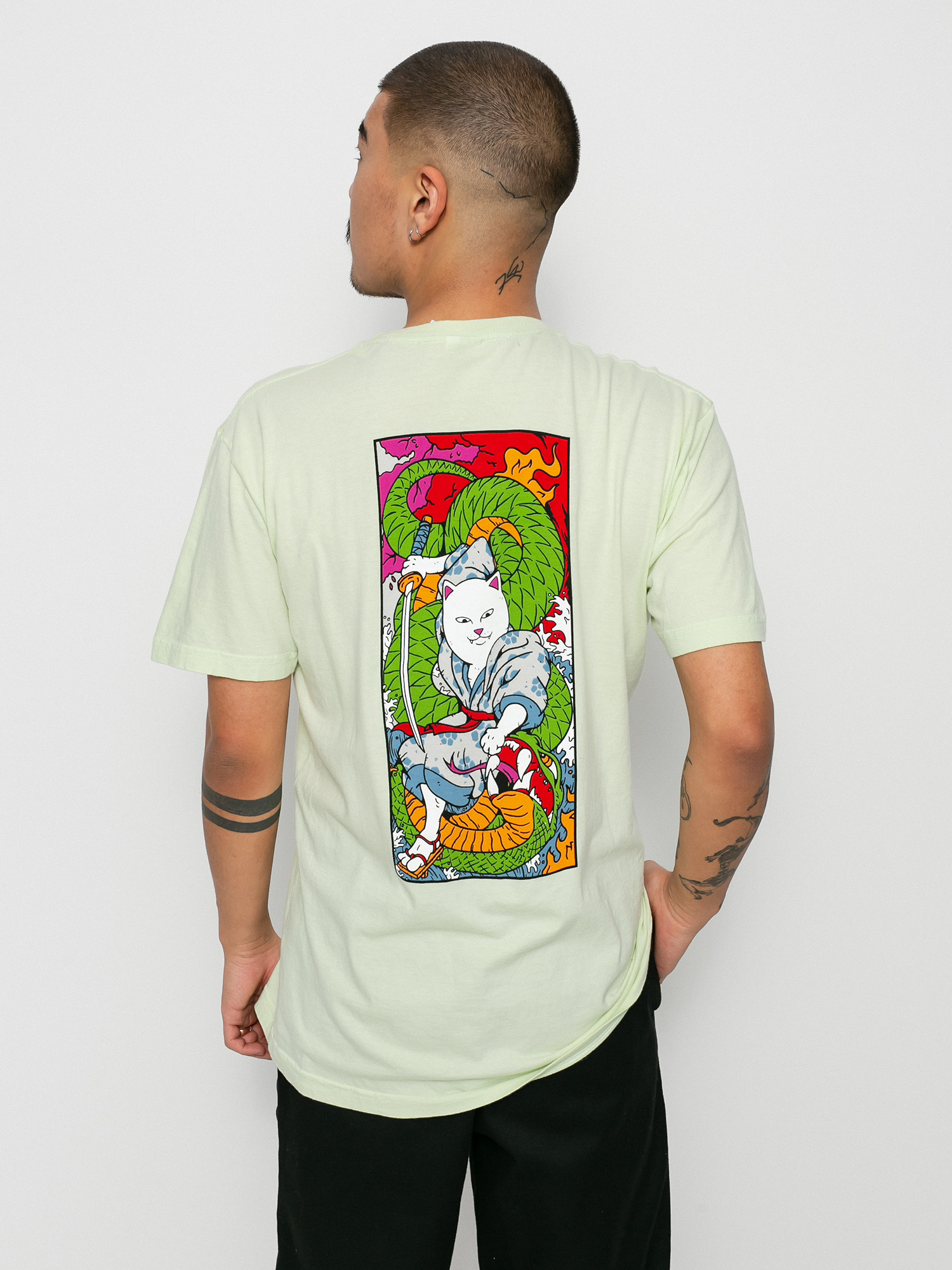 T-shirt RipNDip Nermurari Warrior (light lime)