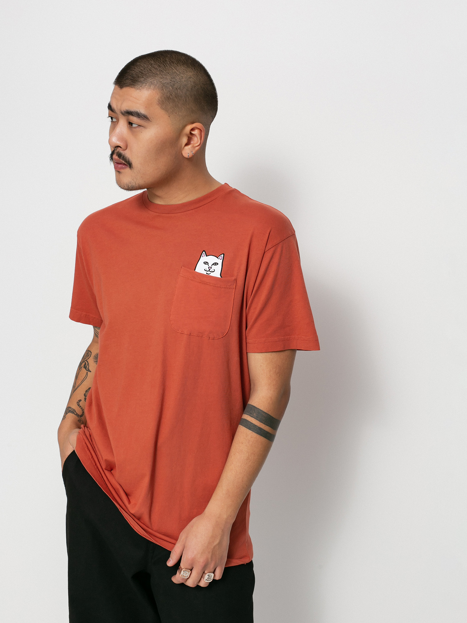 T-shirt RipNDip Lord Nermal Pocket (clay)