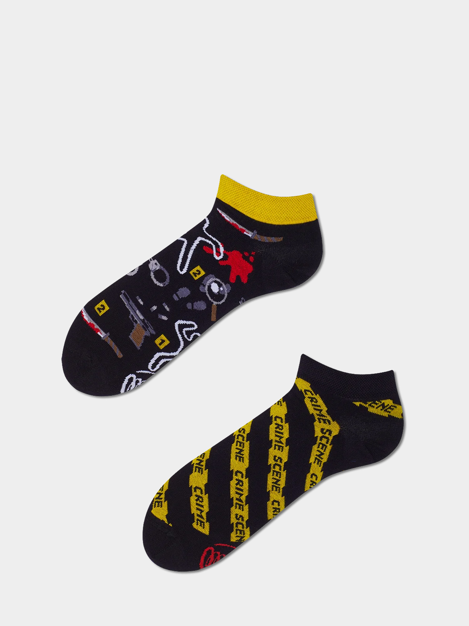 Skarpetki Many Mornings Clue Detective Low (black/yellow)