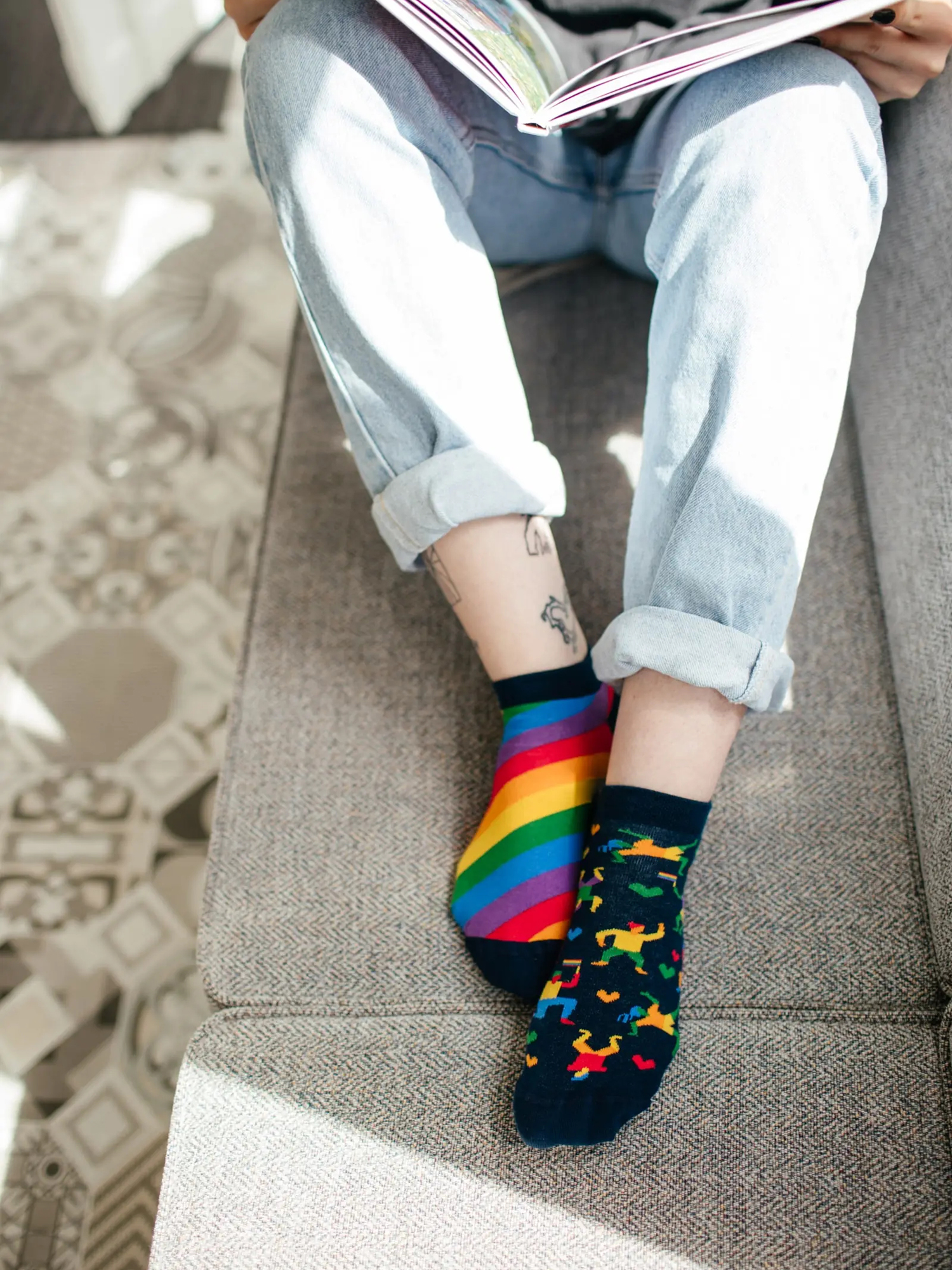 Skarpetki Many Mornings Over The Rainbow Low (navy/multi)