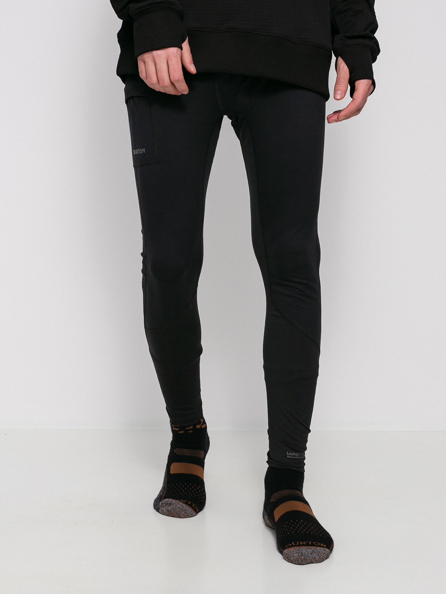 Legginsy aktywne Burton Midweight X Base Layers (true black)