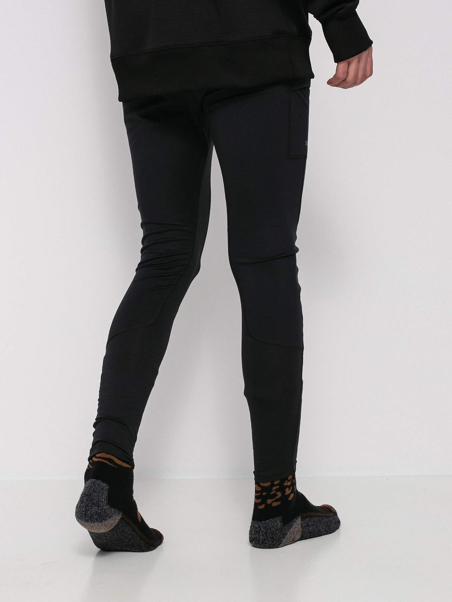 Męskie Legginsy aktywne Burton Midweight X Base Layers (true black)