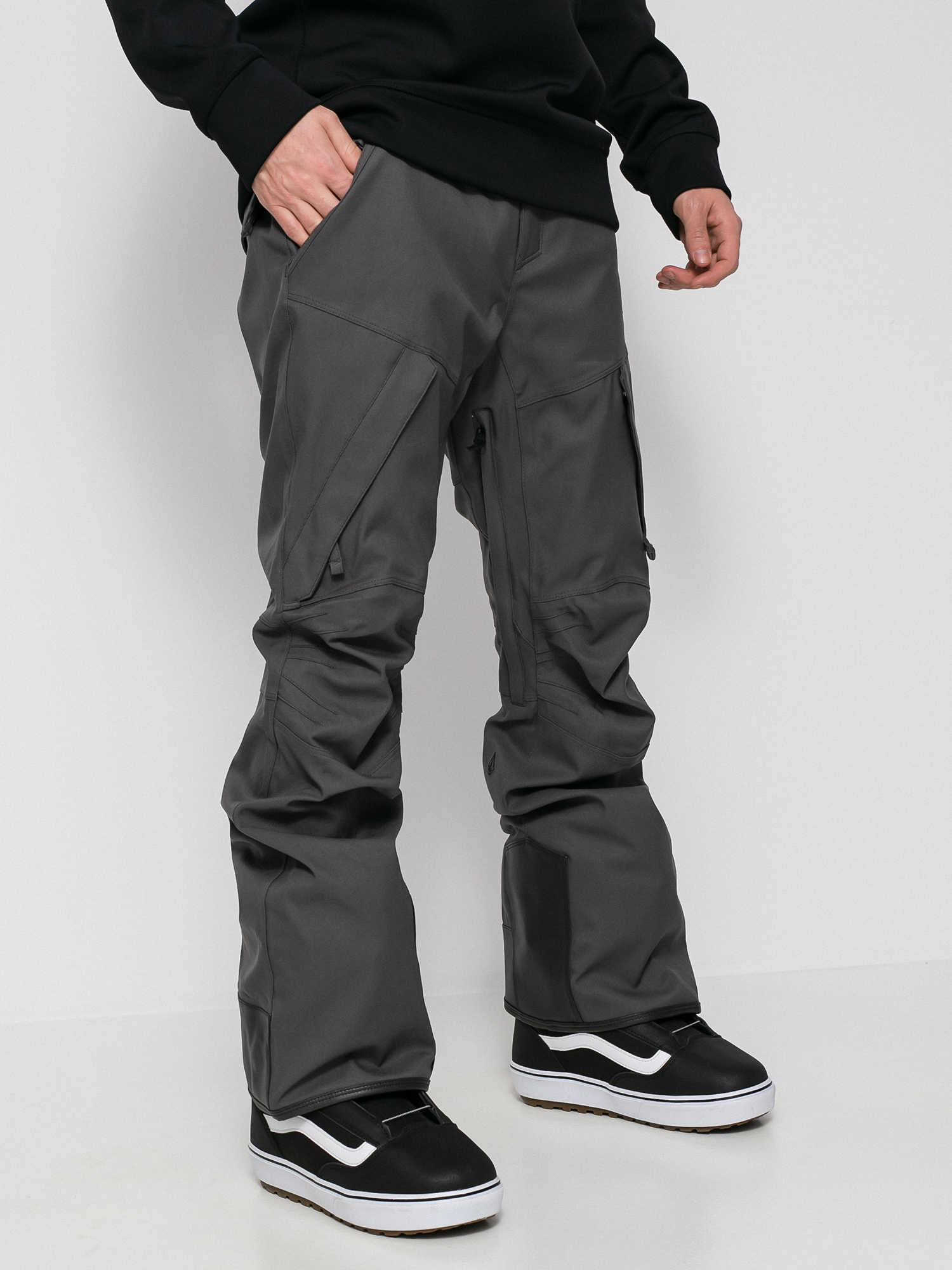 Męskie Spodnie snowboardowe Volcom New Articulated (dark grey)