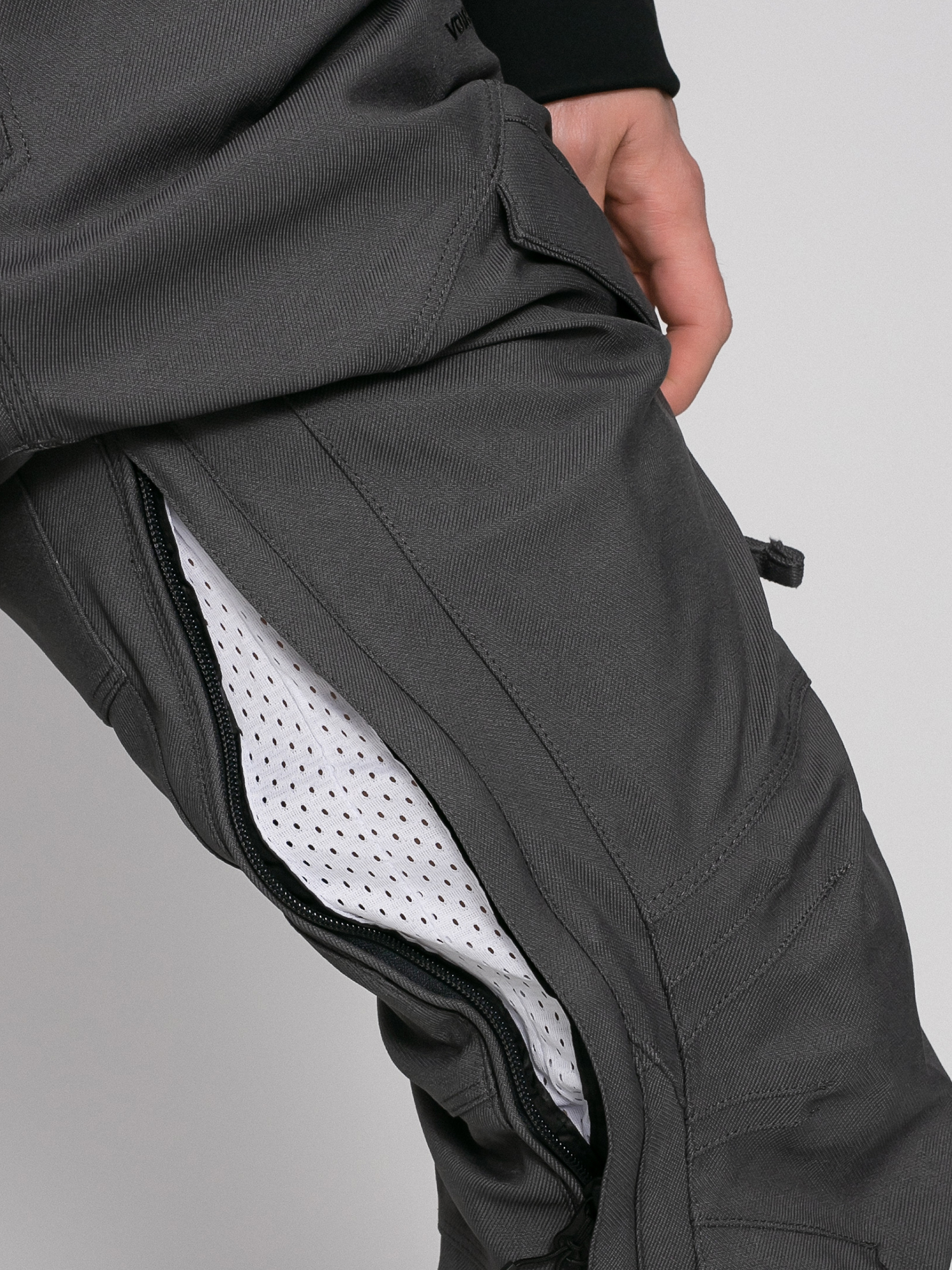 Męskie Spodnie snowboardowe Volcom New Articulated (dark grey)