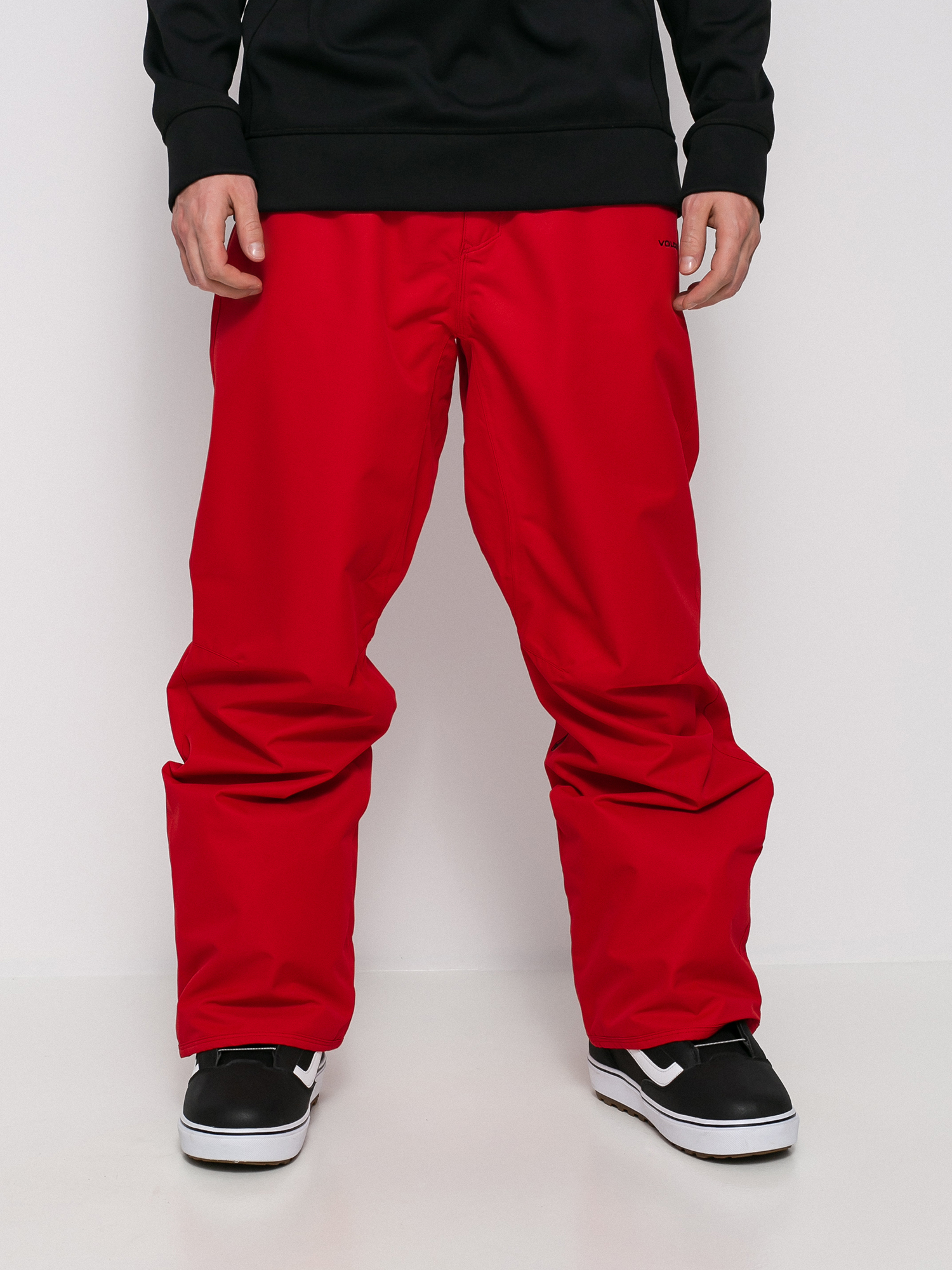 Męskie Spodnie snowboardowe Volcom Carbon (red)