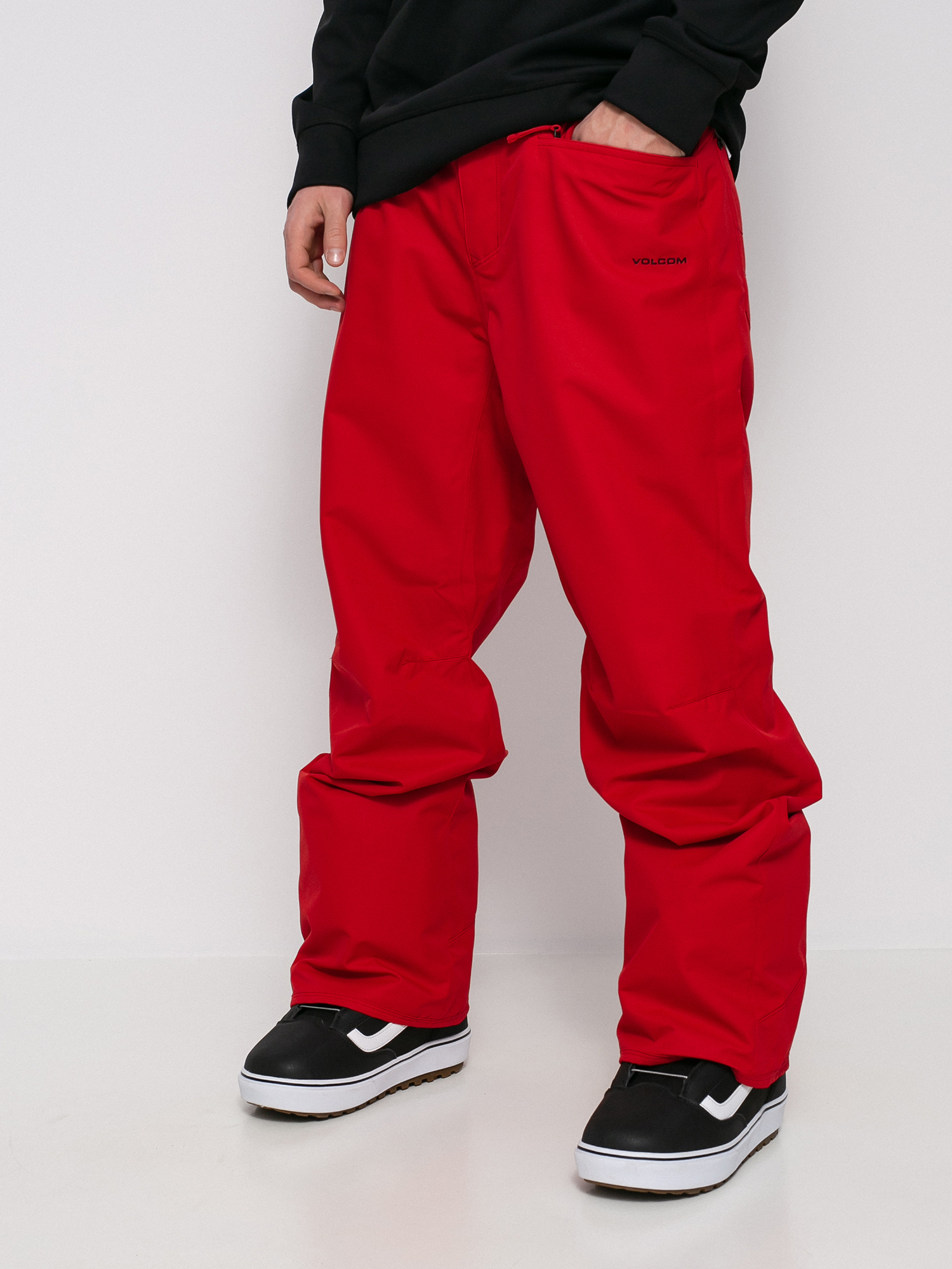 Męskie Spodnie snowboardowe Volcom Carbon (red)