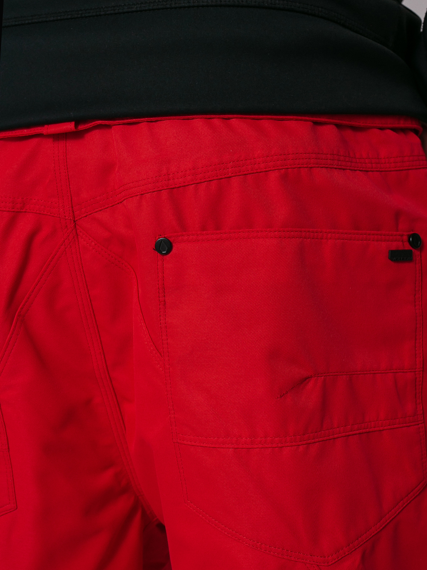 Męskie Spodnie snowboardowe Volcom Carbon (red)