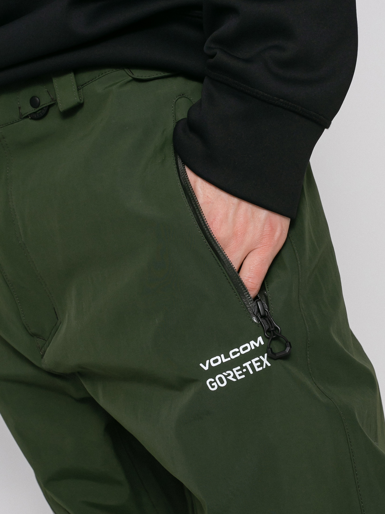 Męskie Spodnie snowboardowe Volcom L Gore Tex (saturated green)