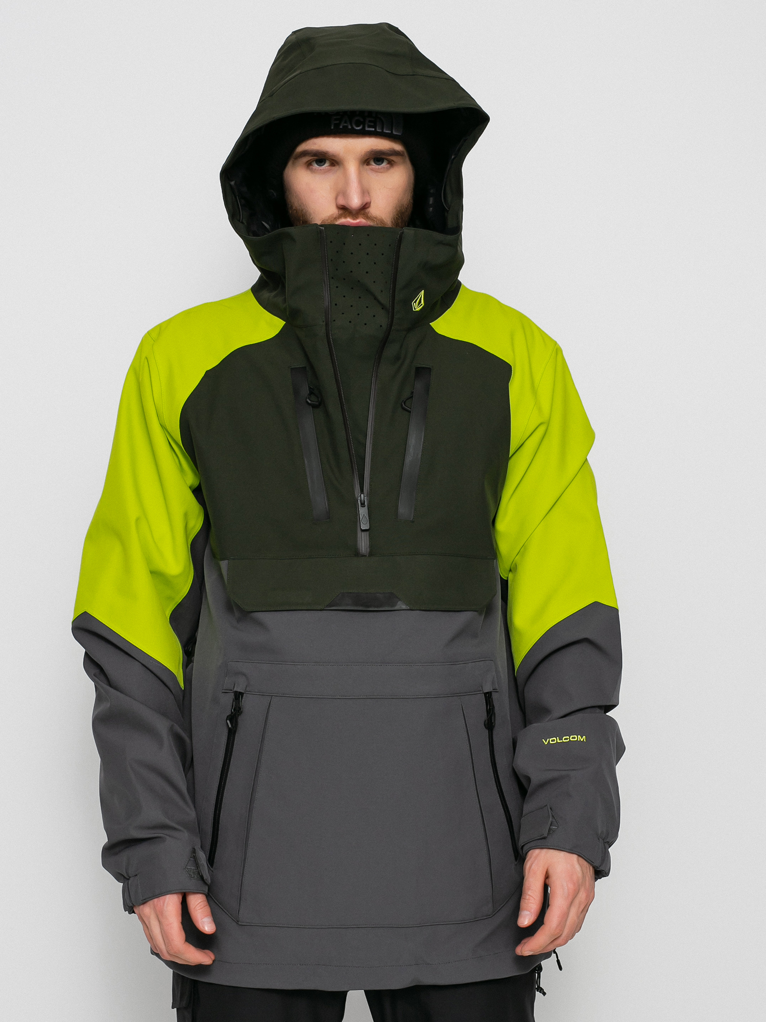 Męska Kurtka snowboardowa Volcom Brighton Pullover (dark grey)