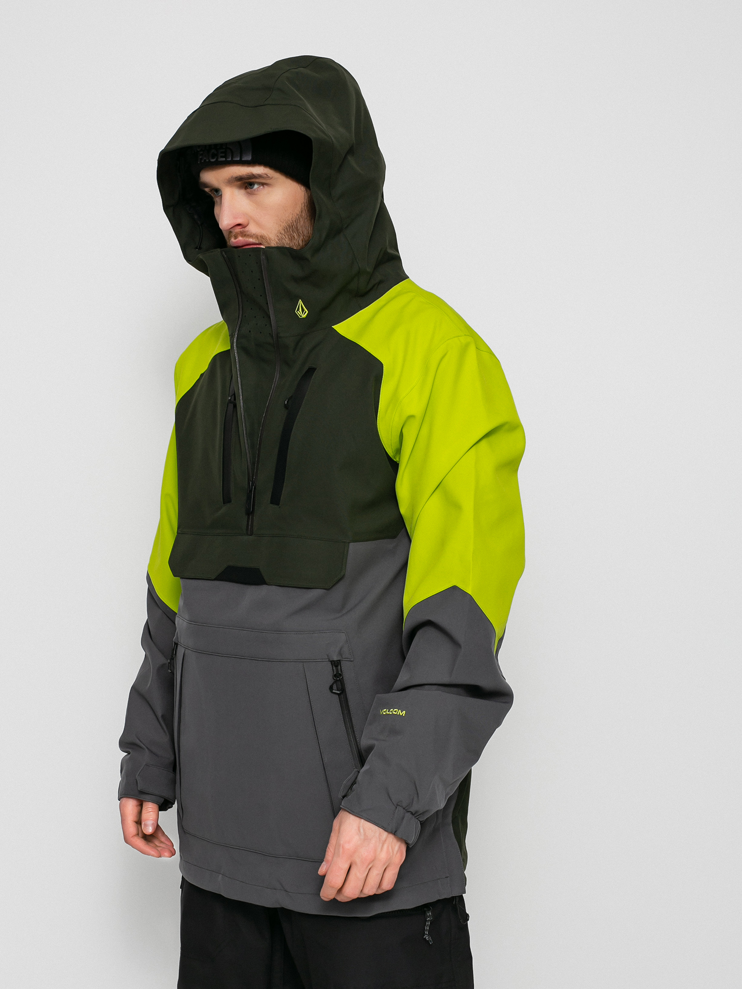 Męska Kurtka snowboardowa Volcom Brighton Pullover (dark grey)