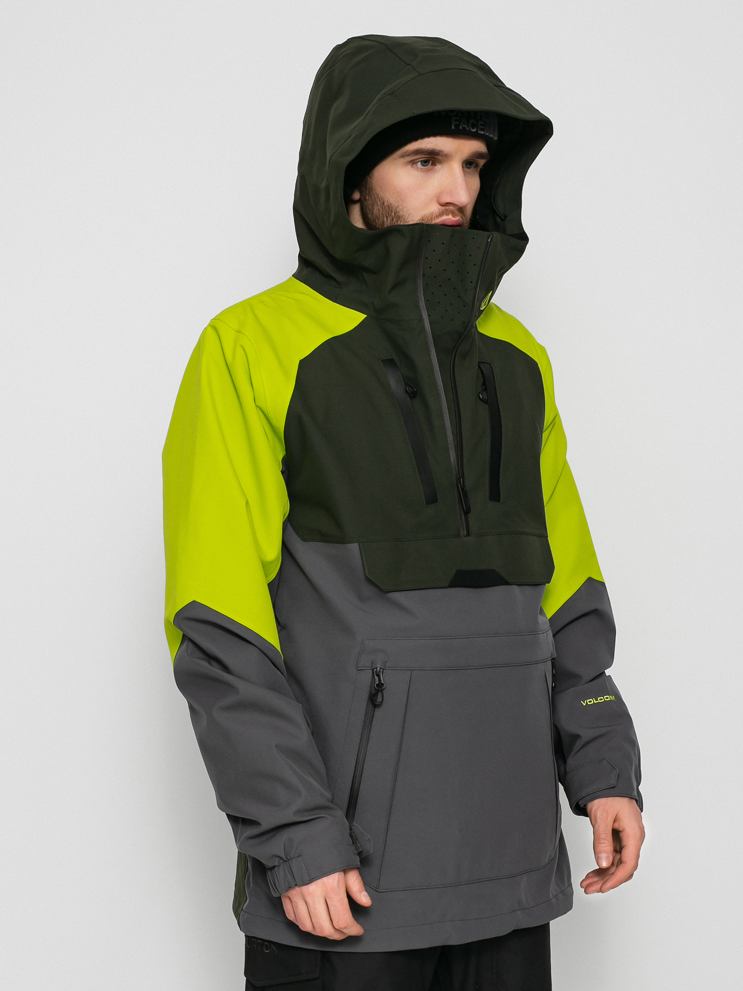 Męska Kurtka snowboardowa Volcom Brighton Pullover (dark grey)