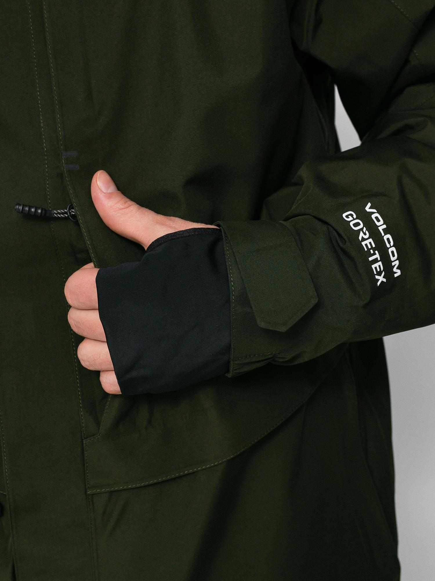 Męska Kurtka snowboardowa Volcom Tds 2L Gore Tex (black green)