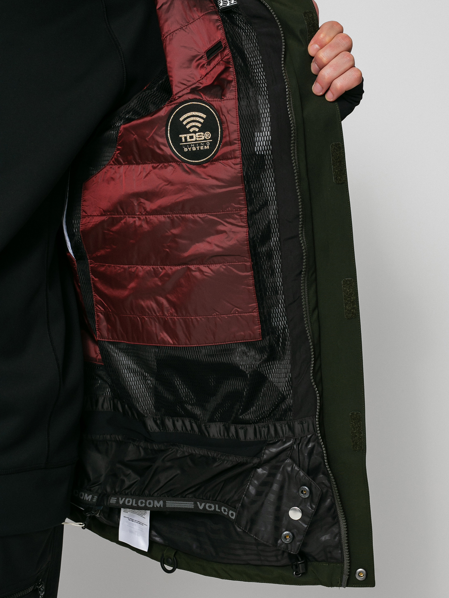 Męska Kurtka snowboardowa Volcom Tds 2L Gore Tex (black green)