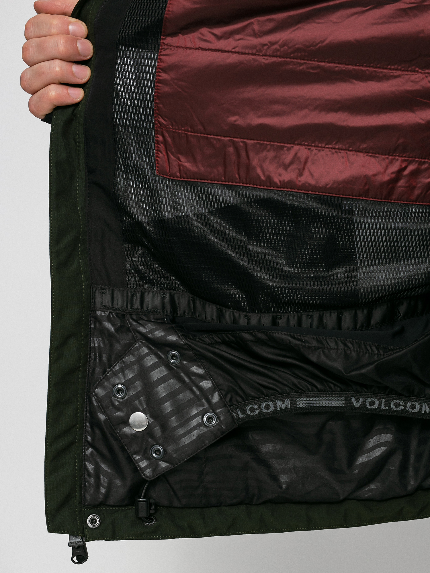 Męska Kurtka snowboardowa Volcom Tds 2L Gore Tex (black green)