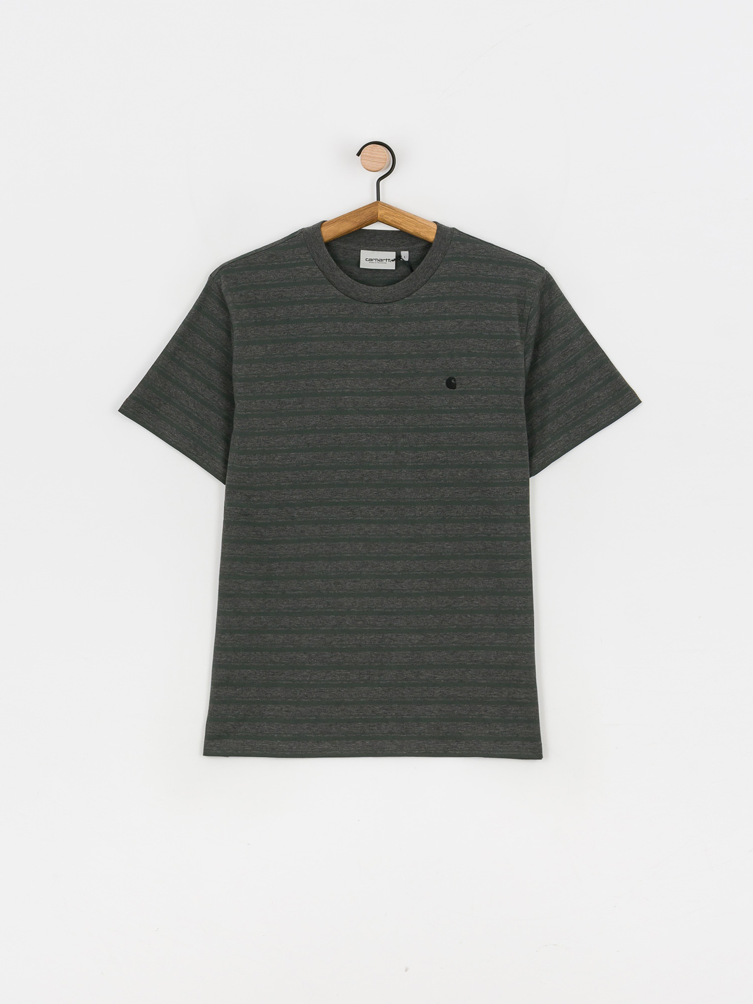 T-shirt Carhartt WIP Gleeson (gleeson stripe/hemlock green/stormcloud heather)