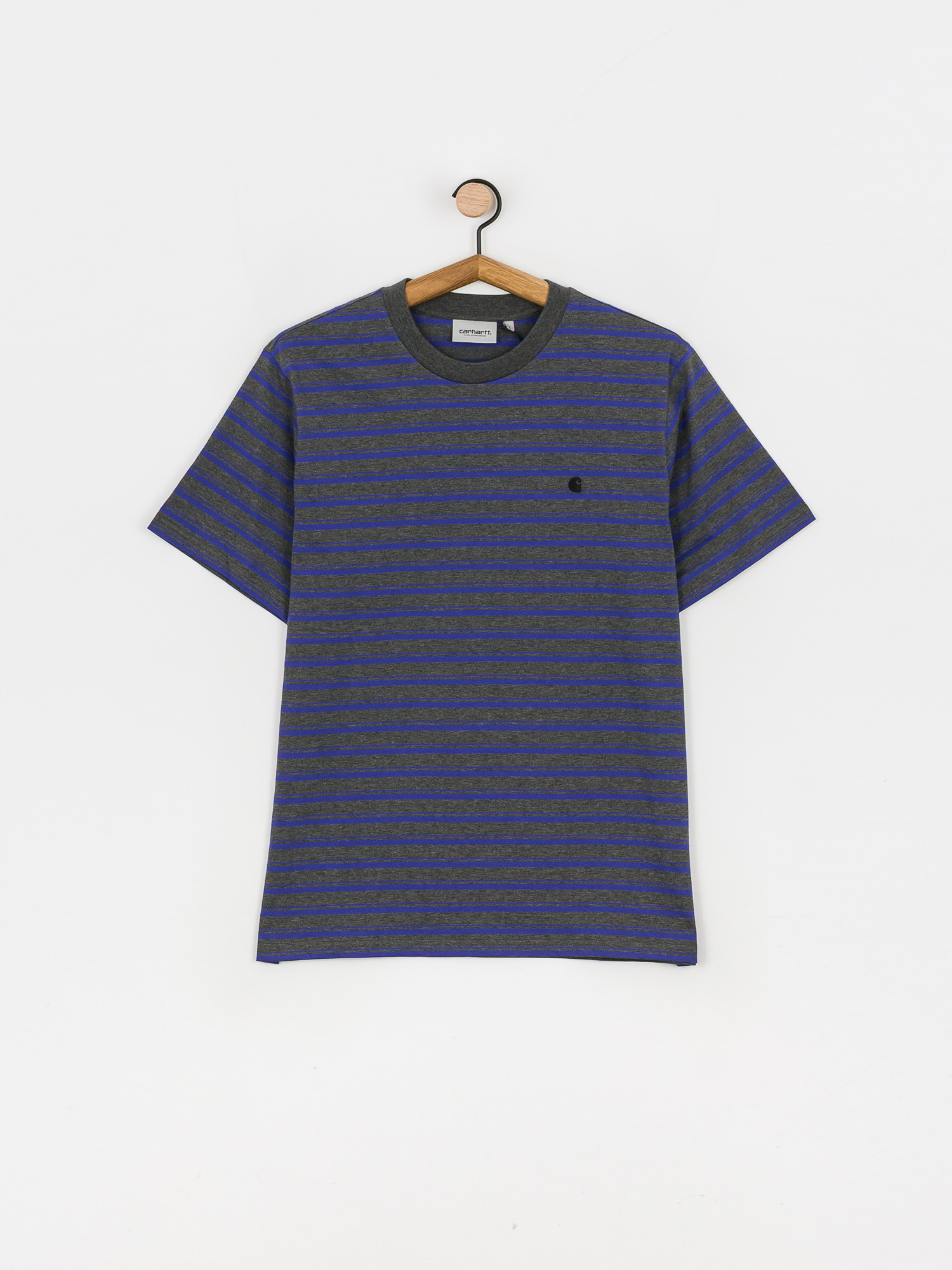 T-shirt Carhartt WIP Gleeson (gleeson stripe/razzmic/stormcloud heather)