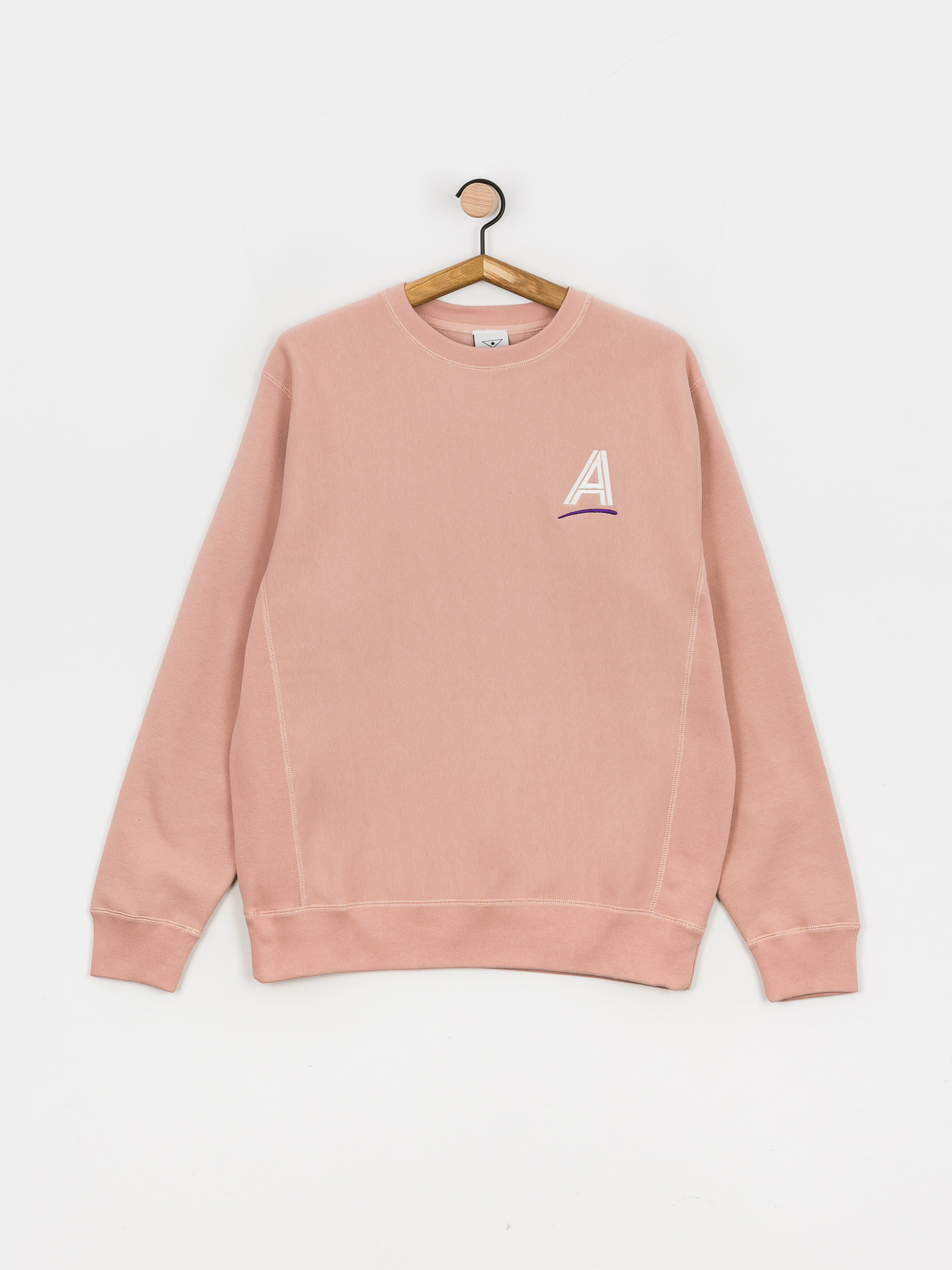 Bluza z kapturem Alltimers Straight As Embroidered HD (dusty pink)