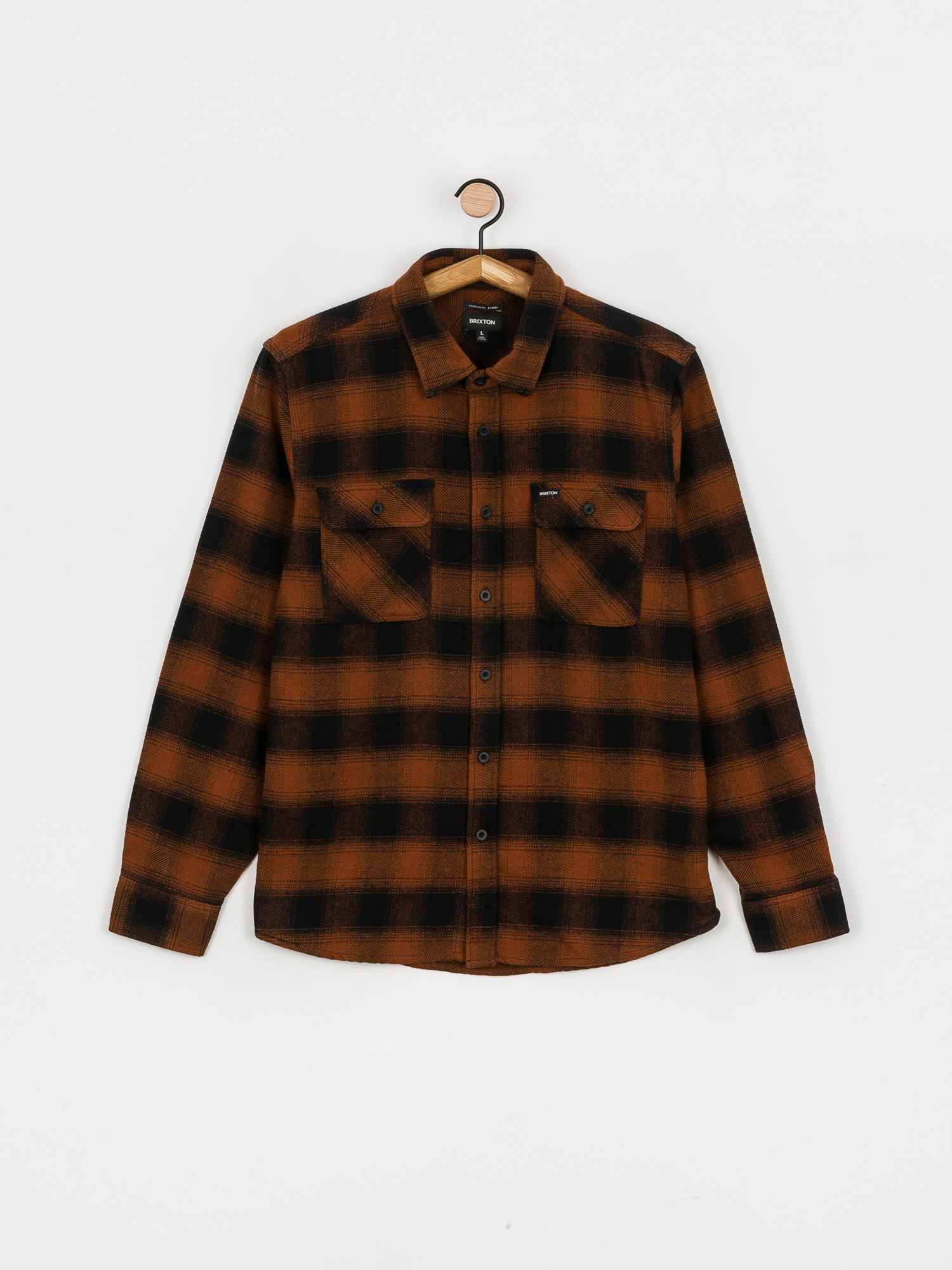 Koszula Brixton Bowery Flannel Ls (burnt orange)