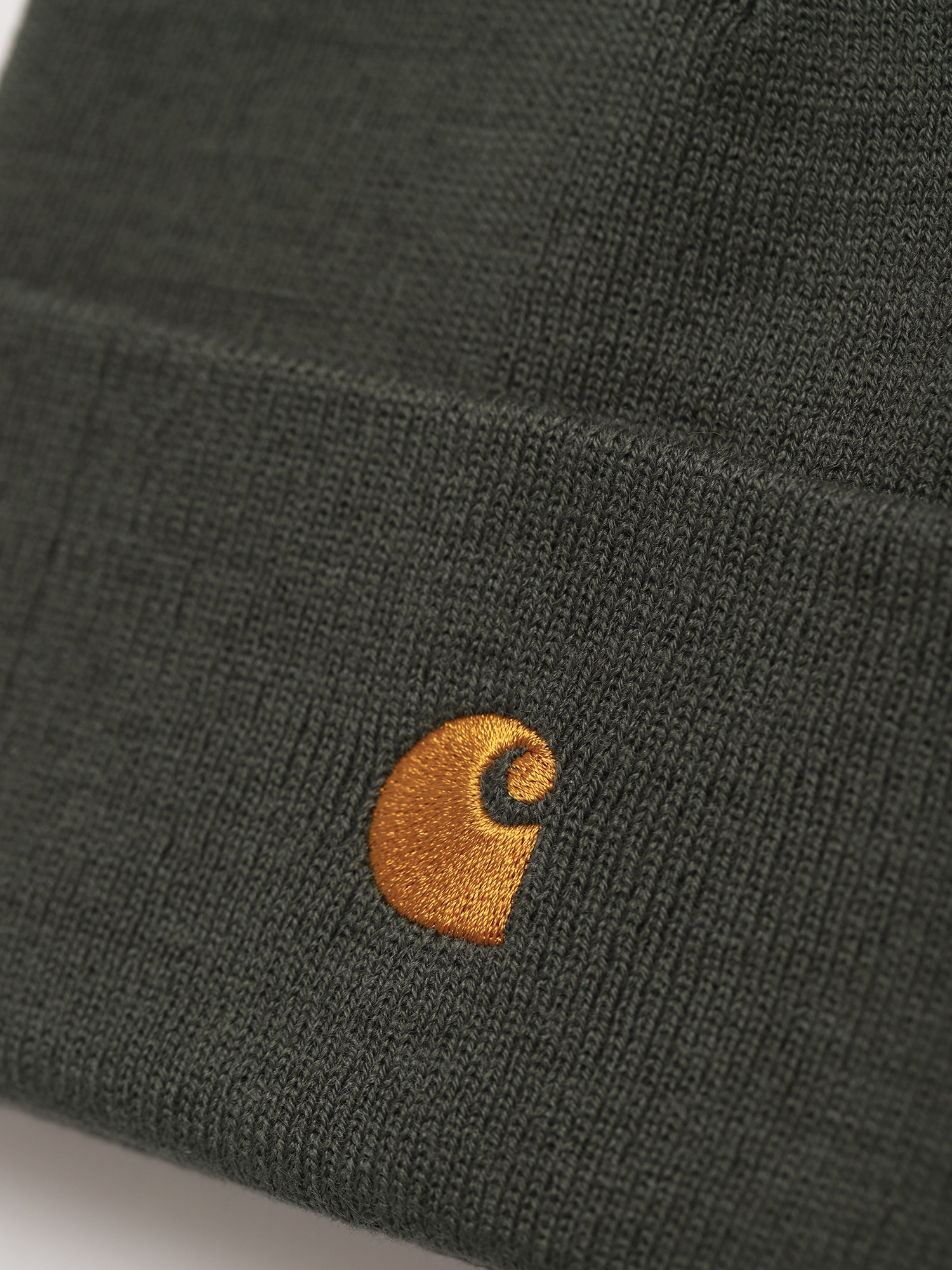 Czapka zimowa Carhartt WIP Chase (hemlock green/gold)