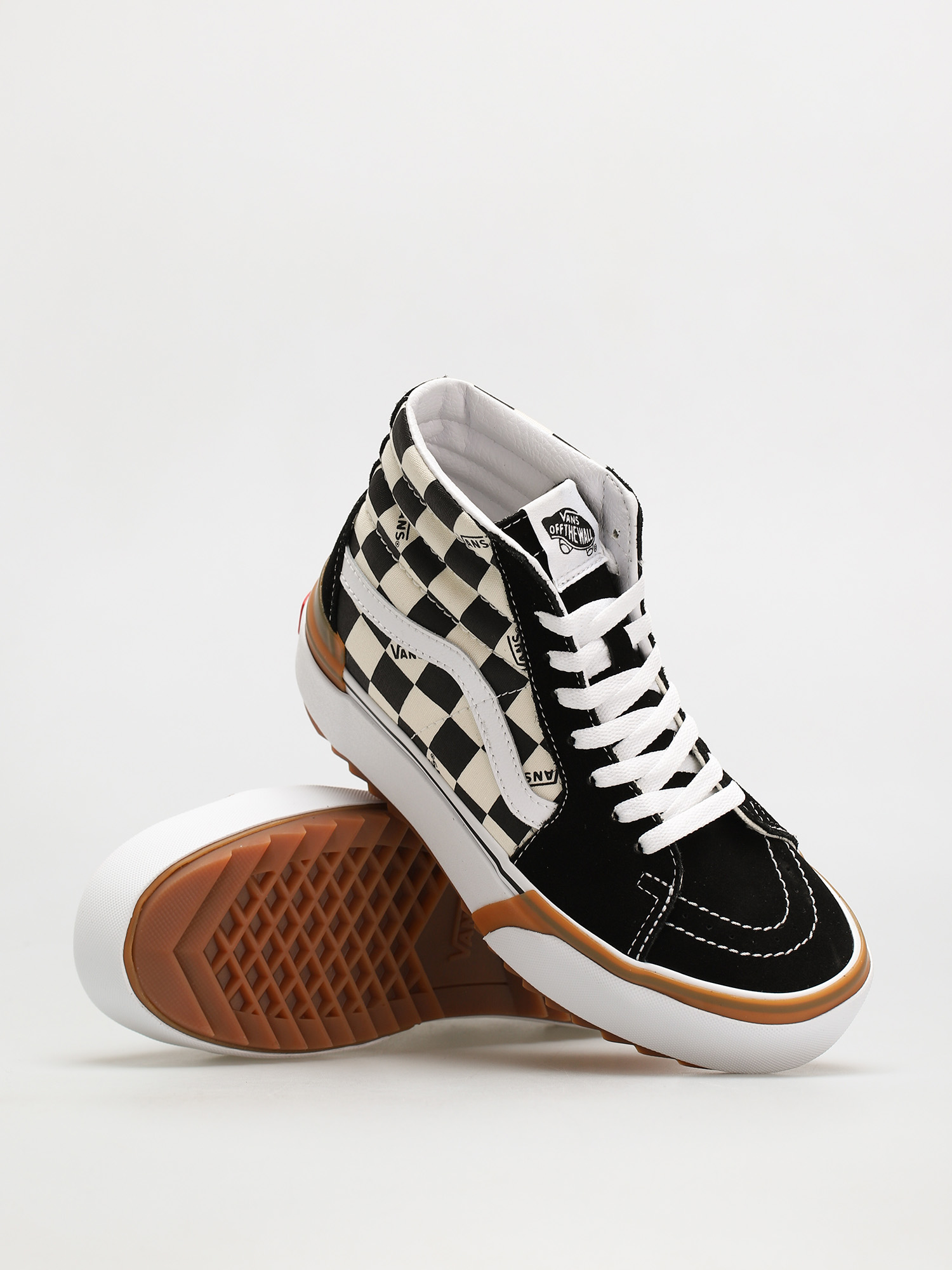 Buty Vans Sk8 Hi Stacked (checkerboard/multi/true white)