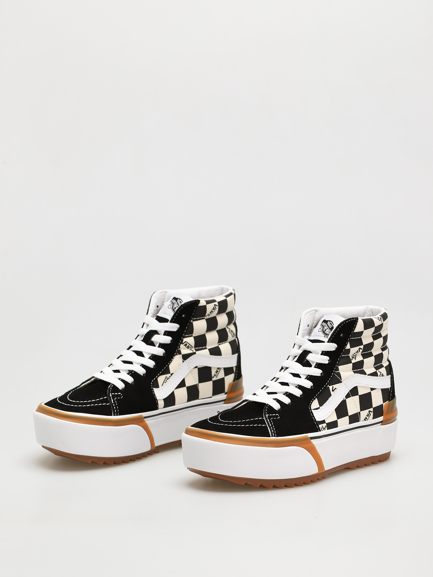 Buty Vans Sk8 Hi Stacked (checkerboard/multi/true white)