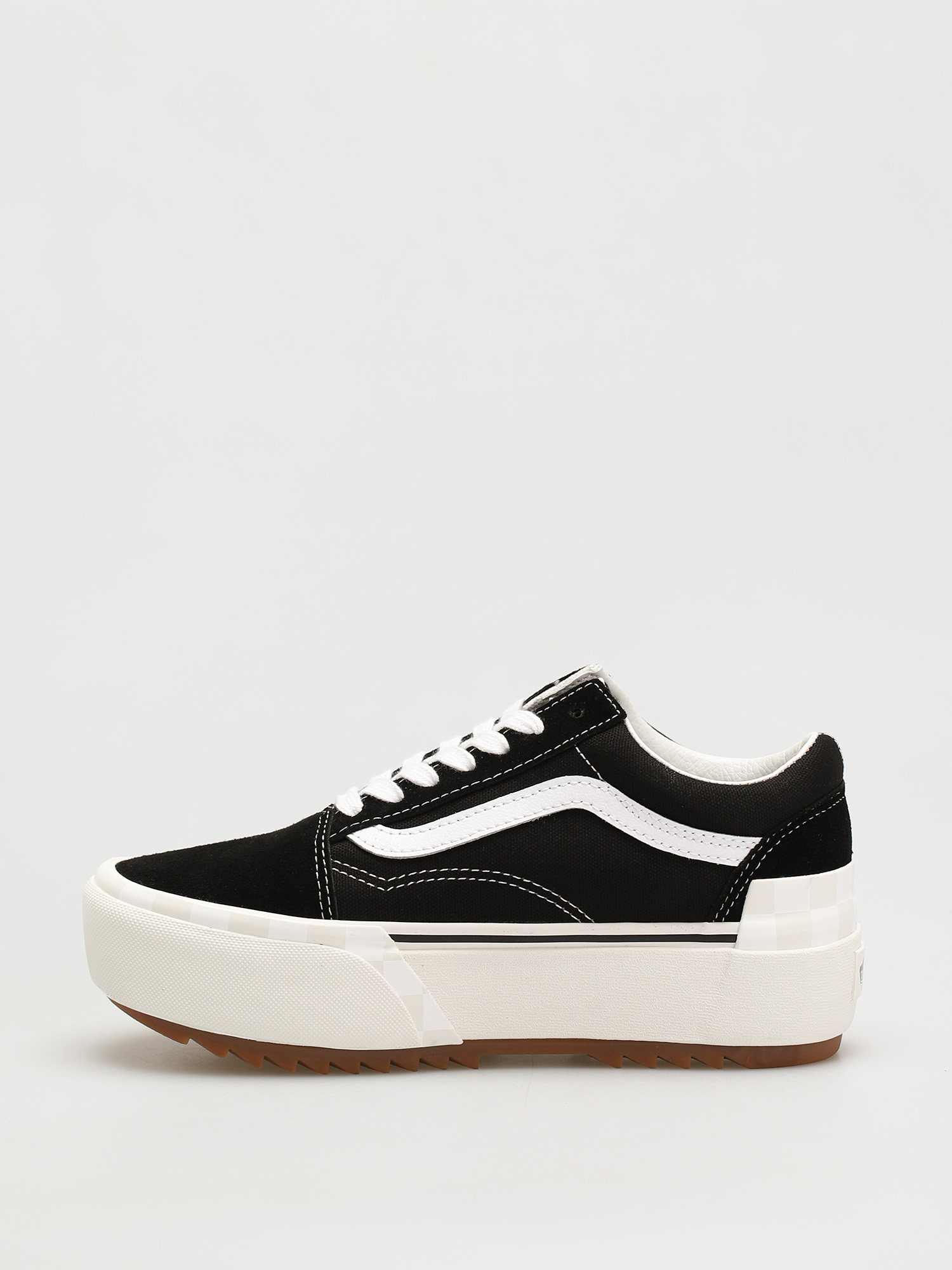 Buty Vans Old Skool Stacked (suede/canvas/black/blanc de blanc)