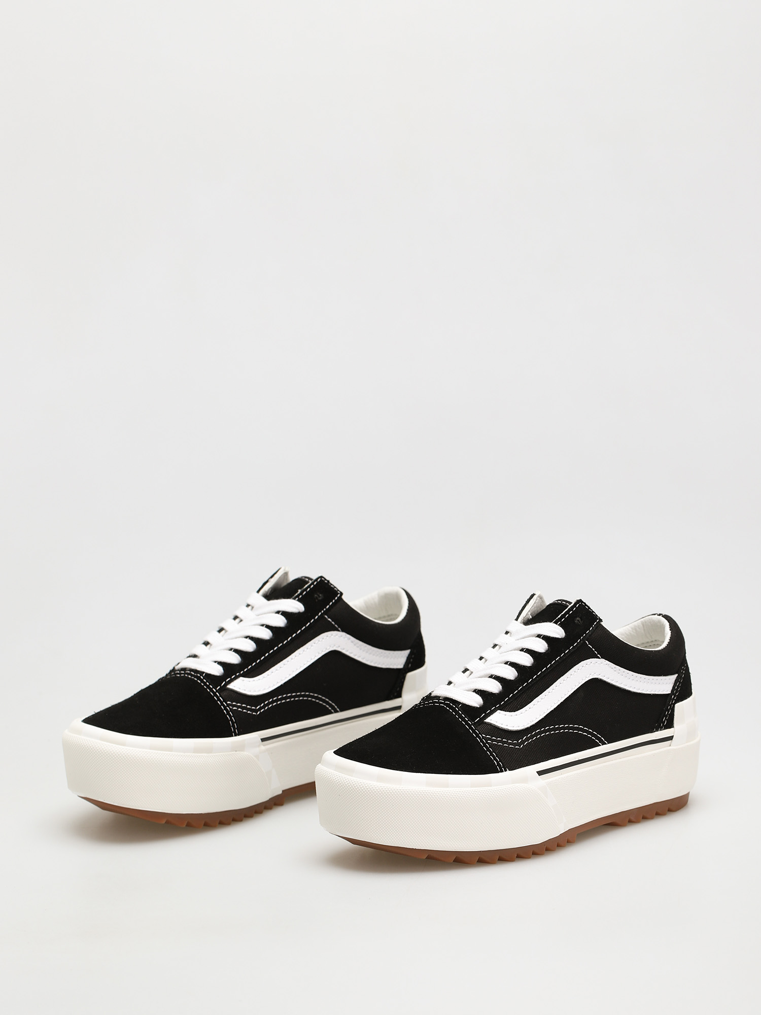 Buty Vans Old Skool Stacked (suede/canvas/black/blanc de blanc)