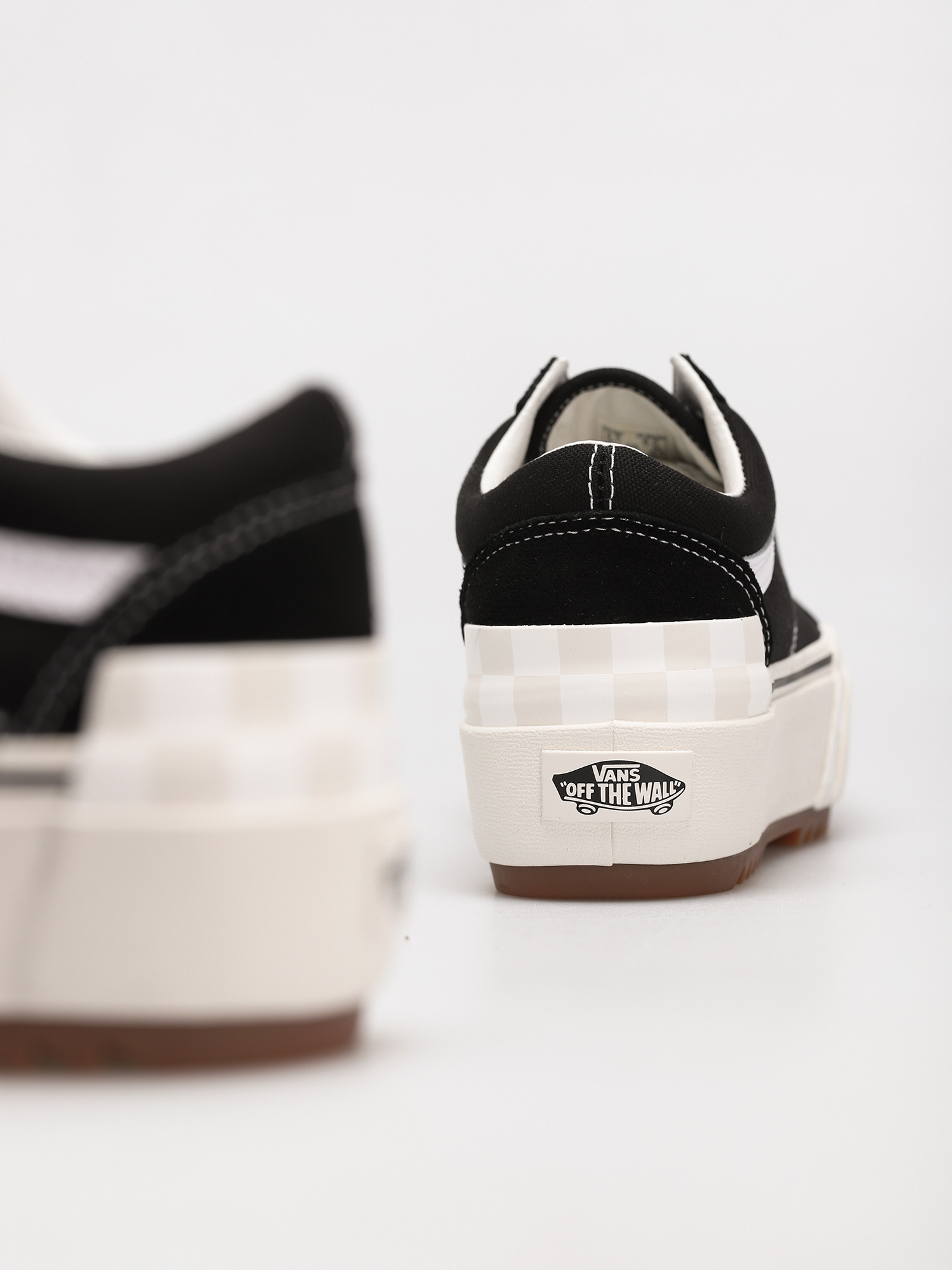 Buty Vans Old Skool Stacked (suede/canvas/black/blanc de blanc)