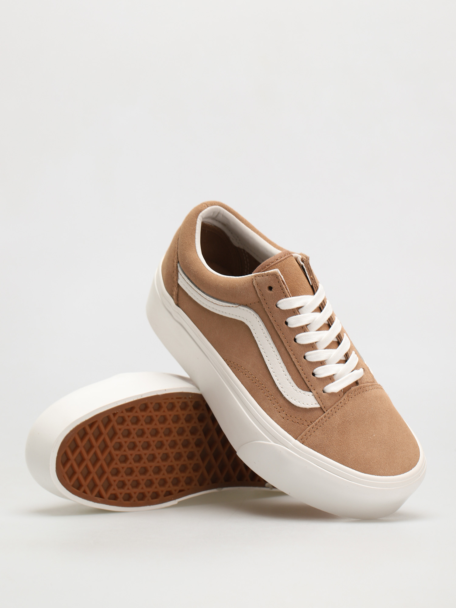 Buty Vans Old Skool Stackform (soft suede/burro/true white)