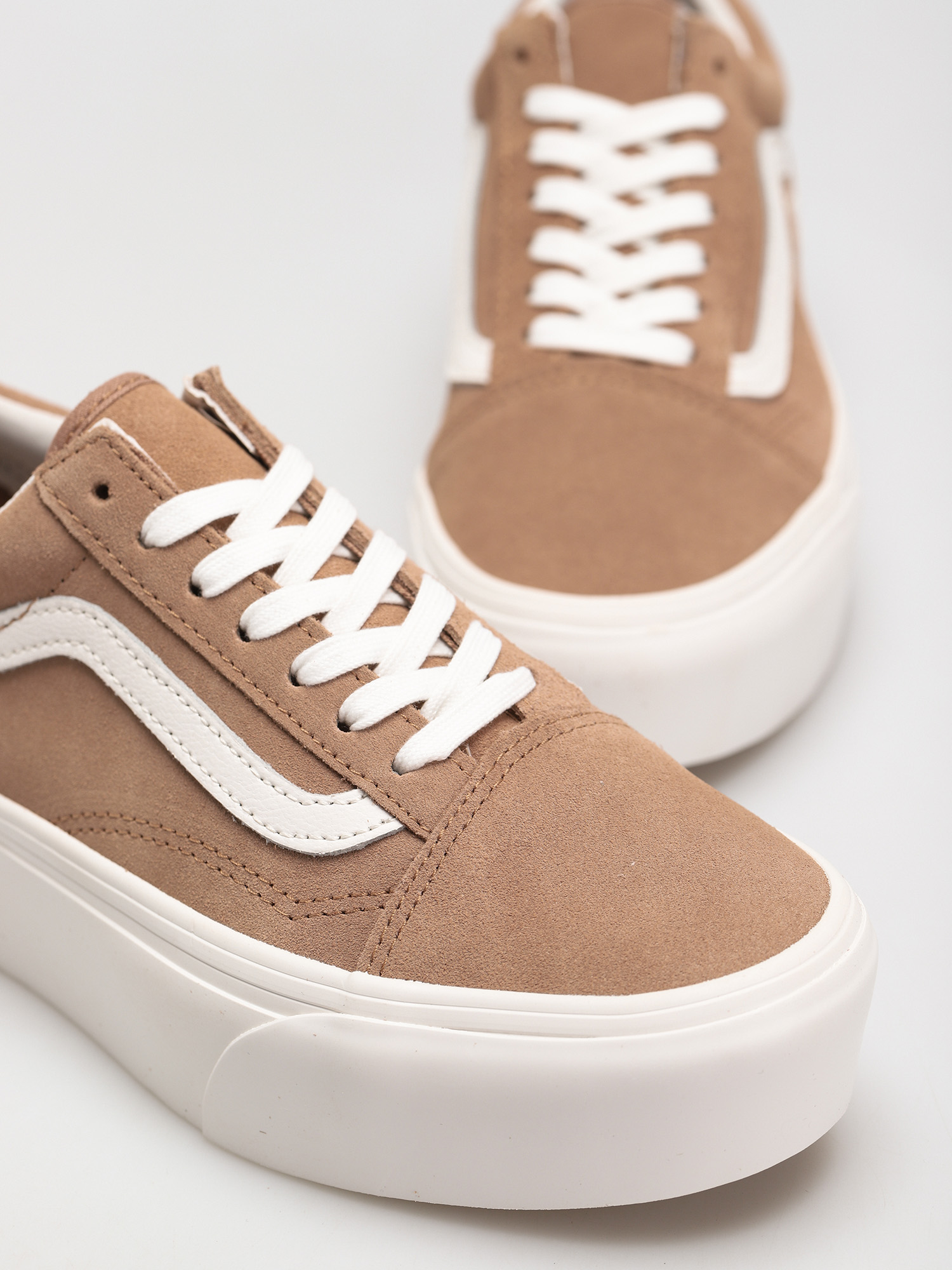 Buty Vans Old Skool Stackform (soft suede/burro/true white)