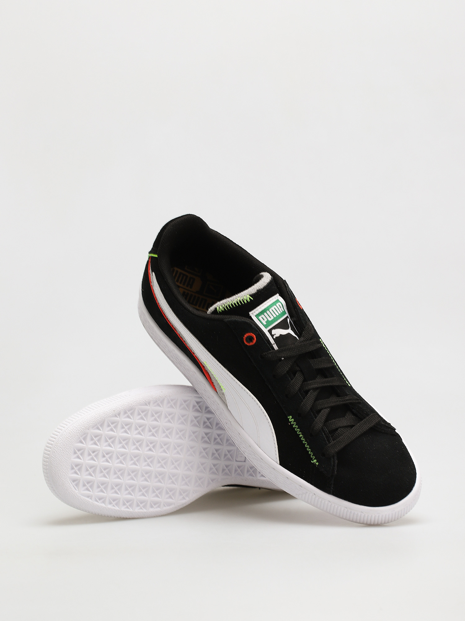 Buty Puma Suede Displaced (puma black/pwht/harbor mist)