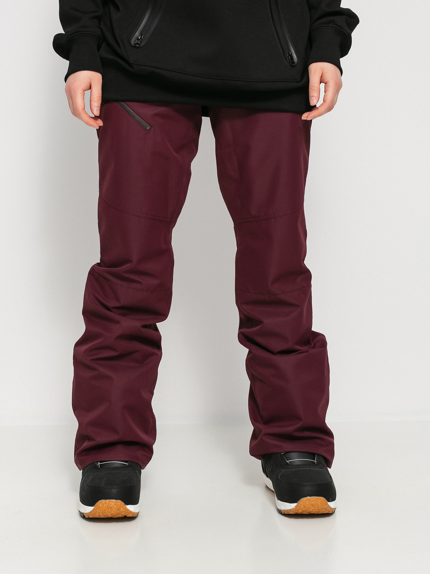 Damskie Spodnie snowboardowe Volcom Hallen (merlot)