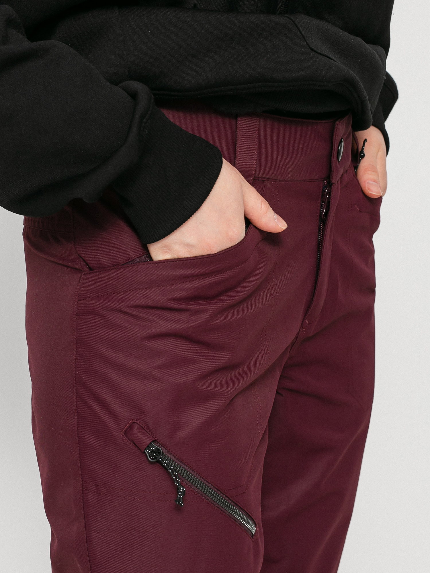 Damskie Spodnie snowboardowe Volcom Hallen (merlot)