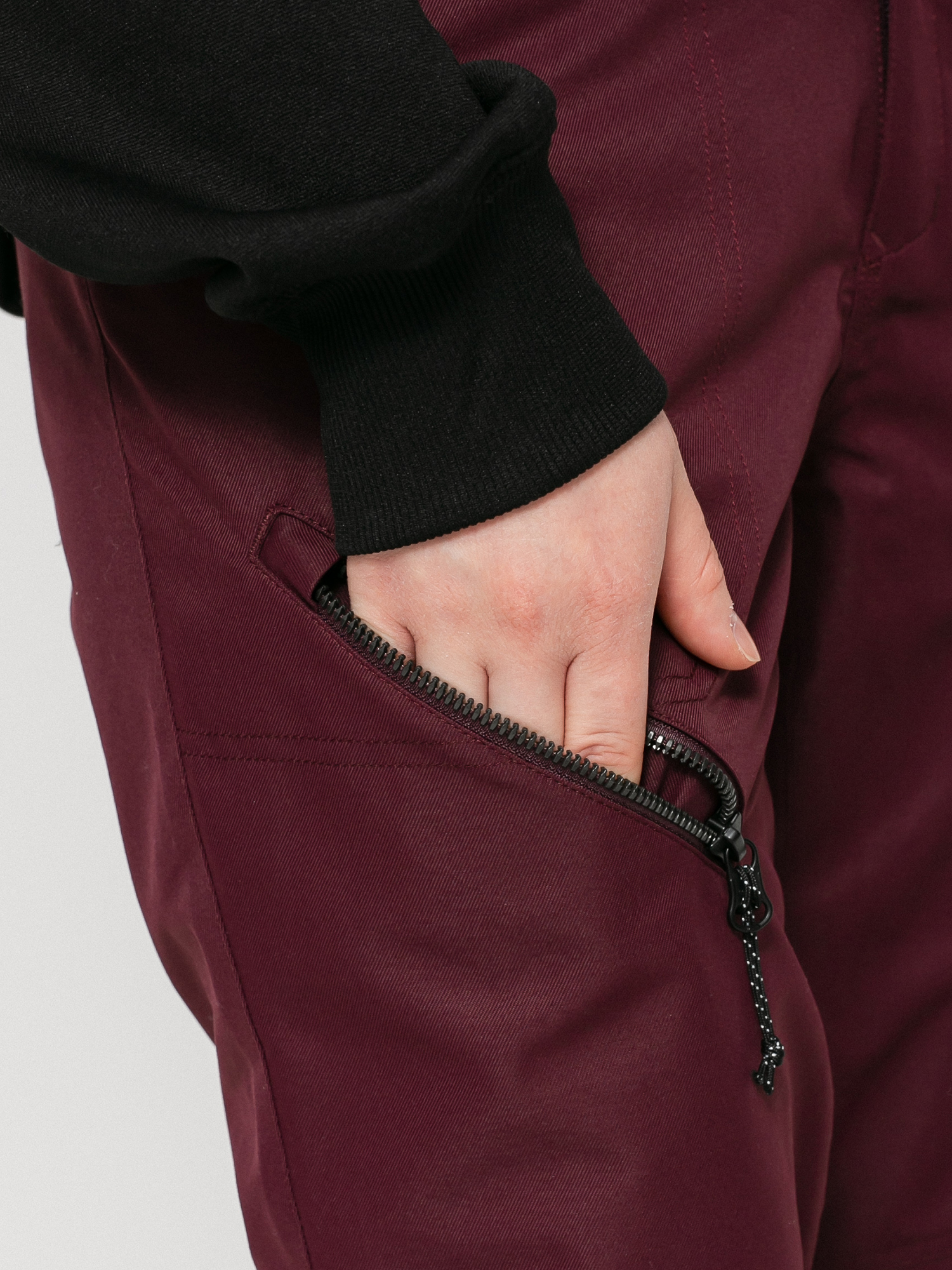 Damskie Spodnie snowboardowe Volcom Hallen (merlot)