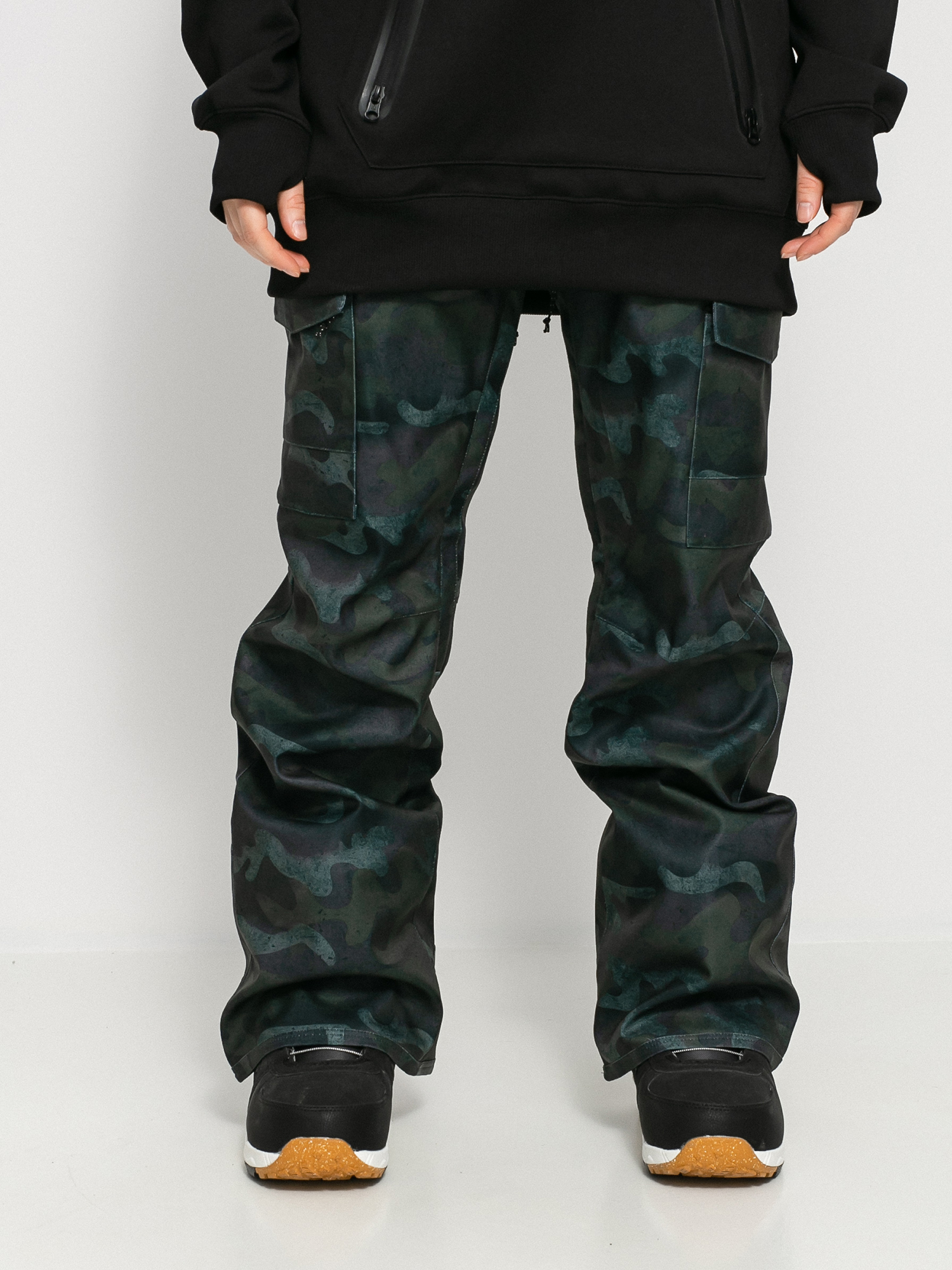 Damskie Spodnie snowboardowe Volcom Grace Stretch (covert green)