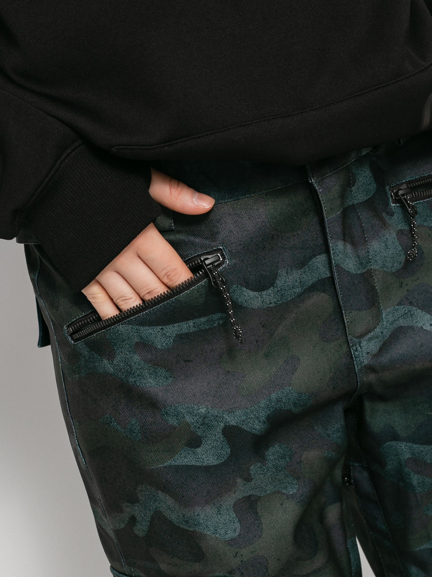 Damskie Spodnie snowboardowe Volcom Grace Stretch (covert green)