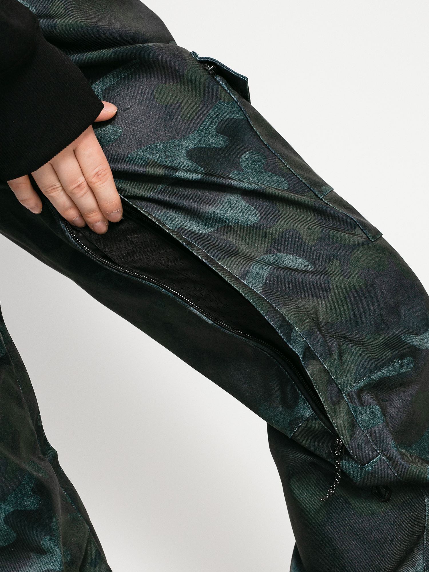 Damskie Spodnie snowboardowe Volcom Grace Stretch (covert green)