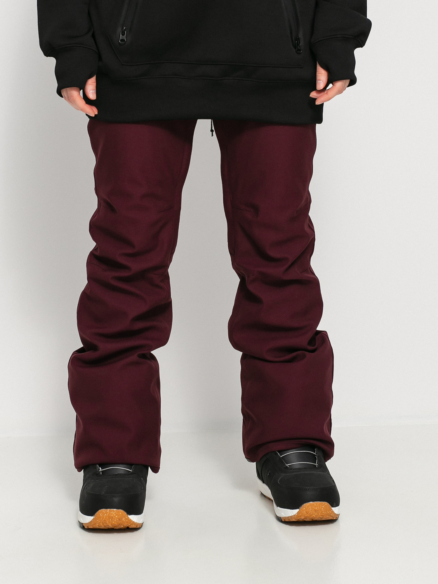 Damskie Spodnie snowboardowe Volcom Grail 3D Stretch (merlot)